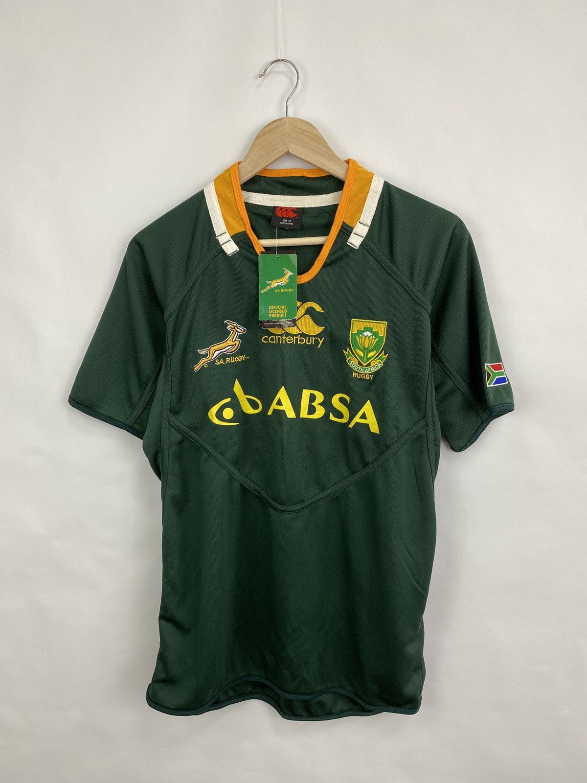 Canterbury of New Zealand 🇿🇦 Vintage Canterbury Sa Rugby South Africa Jersey Football Size US M / EU 48-50 / 2 - 3 Thumbnail
