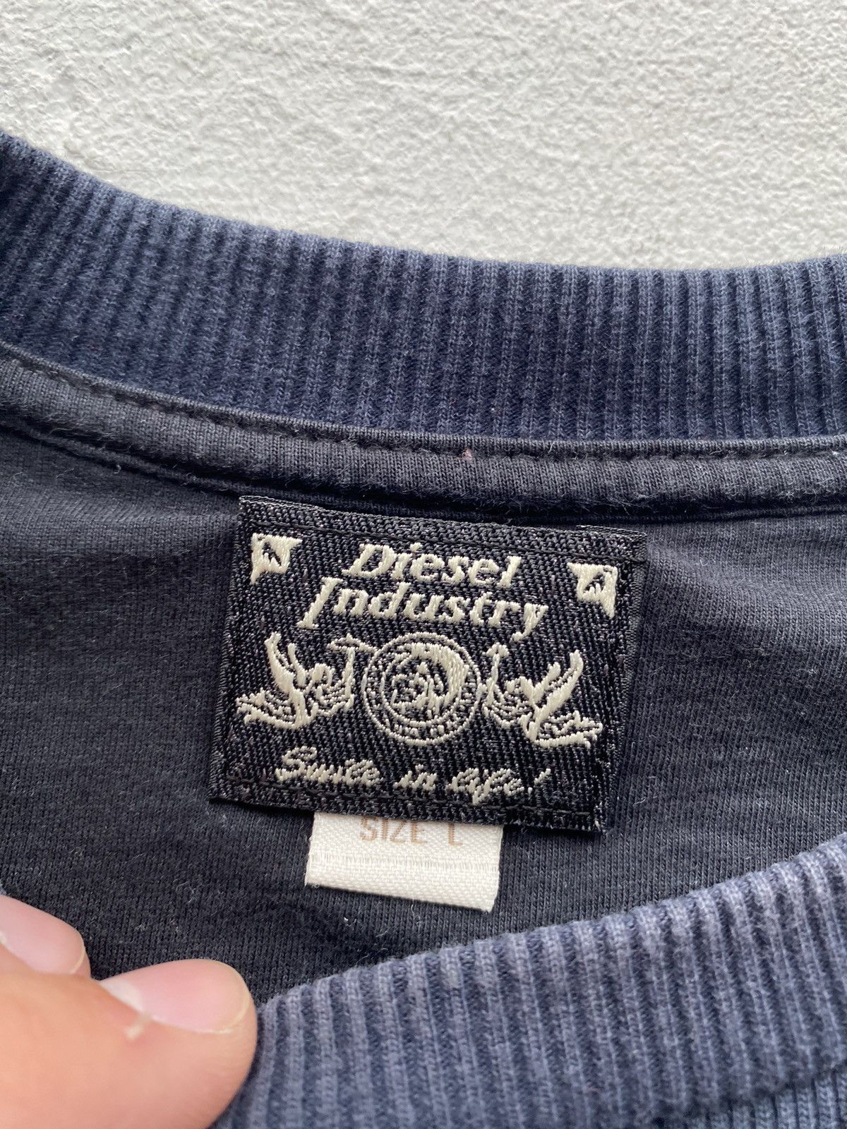 Diesel × Vintage 🔥OPIUM DIESEL LOGO AVANT GARDE SWEATSHIRT MENS LARGE punk Size US L / EU 52-54 / 3 - 3 Thumbnail