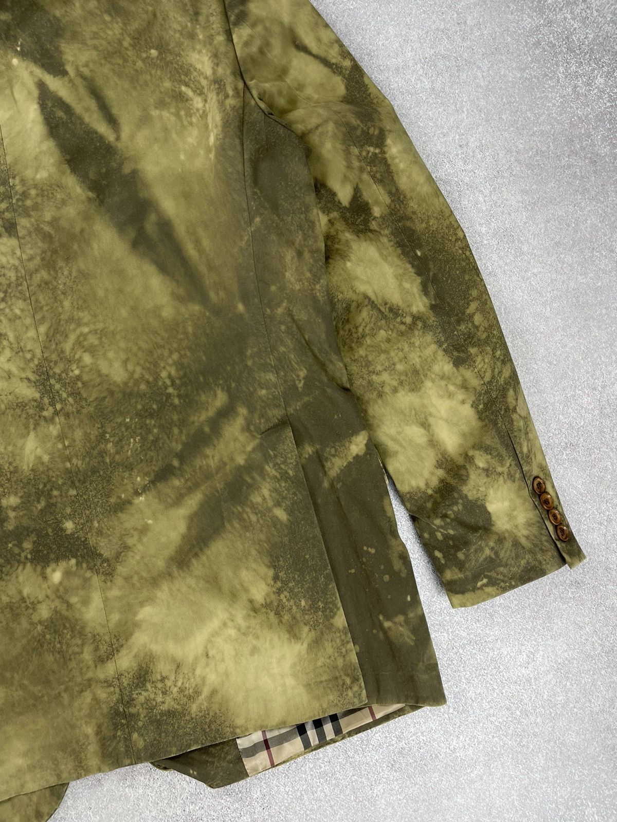 Burberry × Vintage Vintage Burberry Custom Tie Dye Suit Blazer Trousers Size 52 Size 52R - 13 Thumbnail