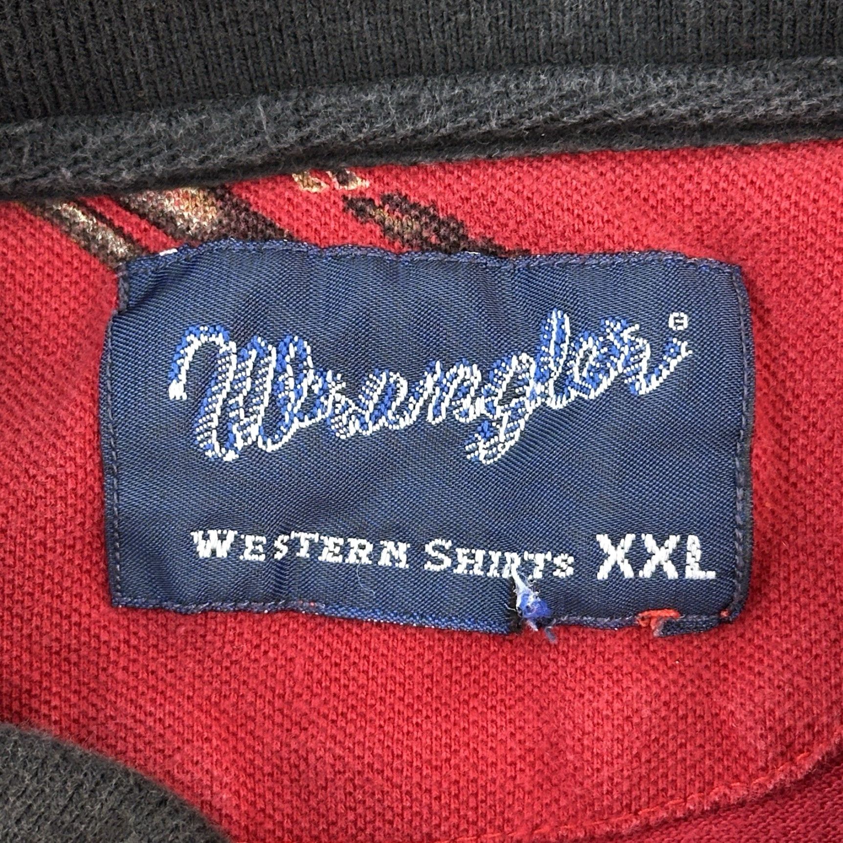 Wrangler Vintage Wrangler Polo Shirt Mens XXL Red Bull Rider Print Western Rodeo 90s Polo Shirt Mens XXL Red Bull Rider Print Western Rodeo 90s Size US XXL / EU 58 / 5 - 4 Thumbnail