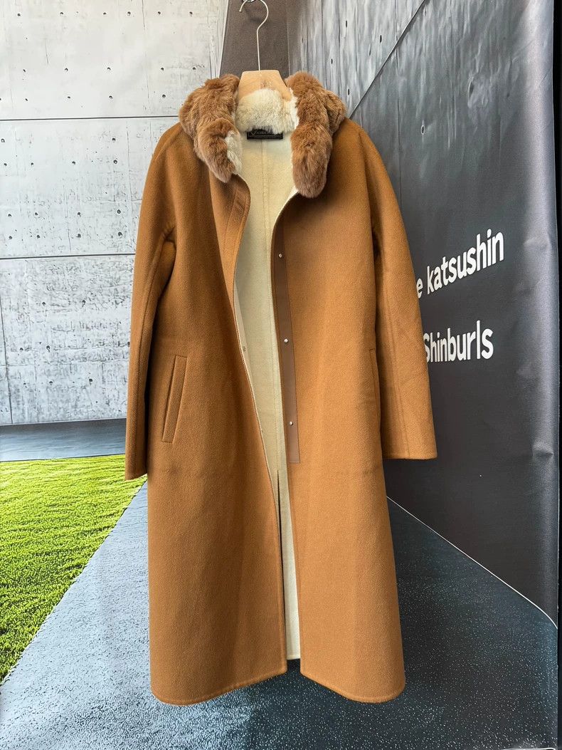 Loro Piana LORO PIANA Luo Ma cashmere fur coat with two sides Size S / US 4 / IT 40 - 1 Thumbnail