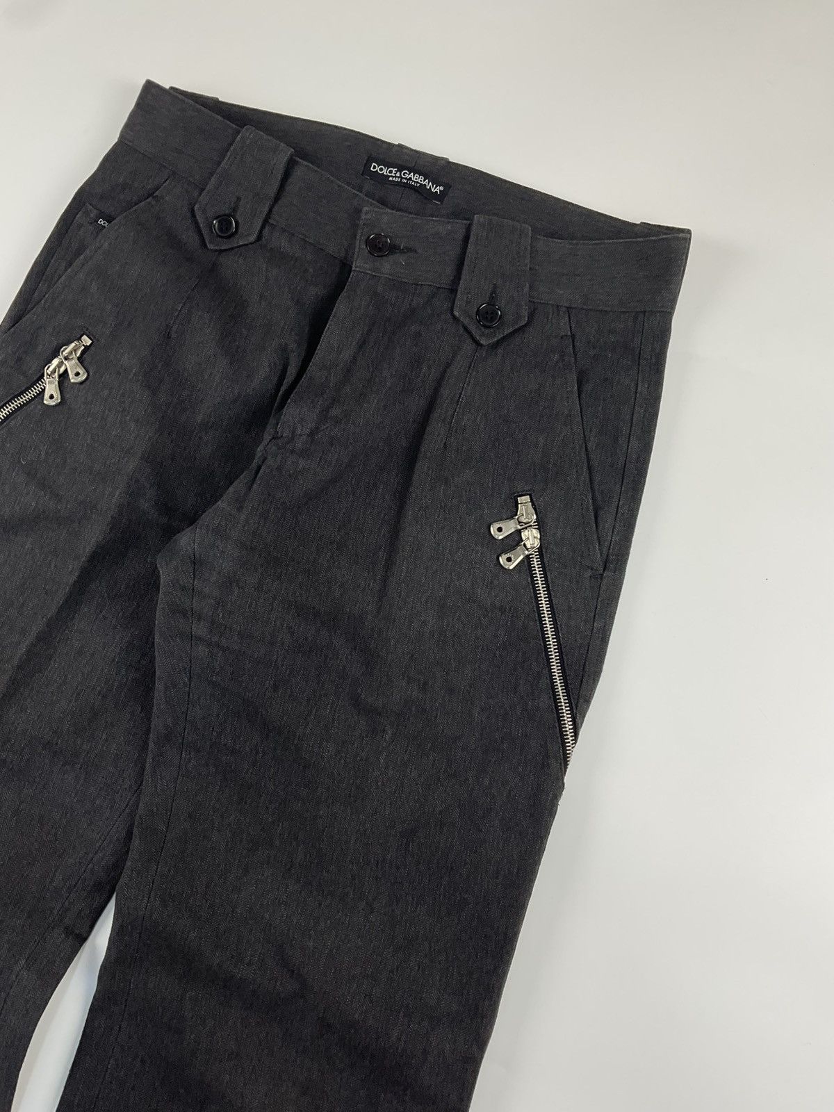 Dolce & Gabbana Dolce & Gabbana F/W'03 Anatomic Zip Pants Size US 30 / EU 46 - 4 Thumbnail