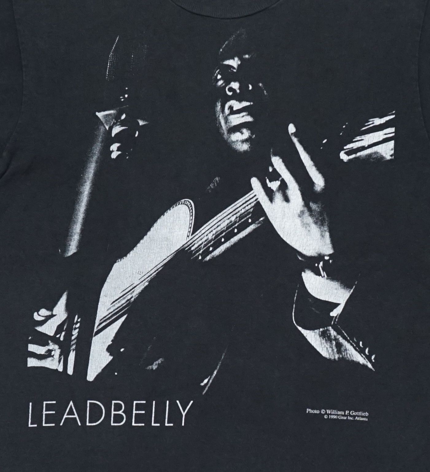 Band Tees × Vintage 90's Leadbelly T-shirt Made In USA Size US M / EU 48-50 / 2 - 2 Thumbnail