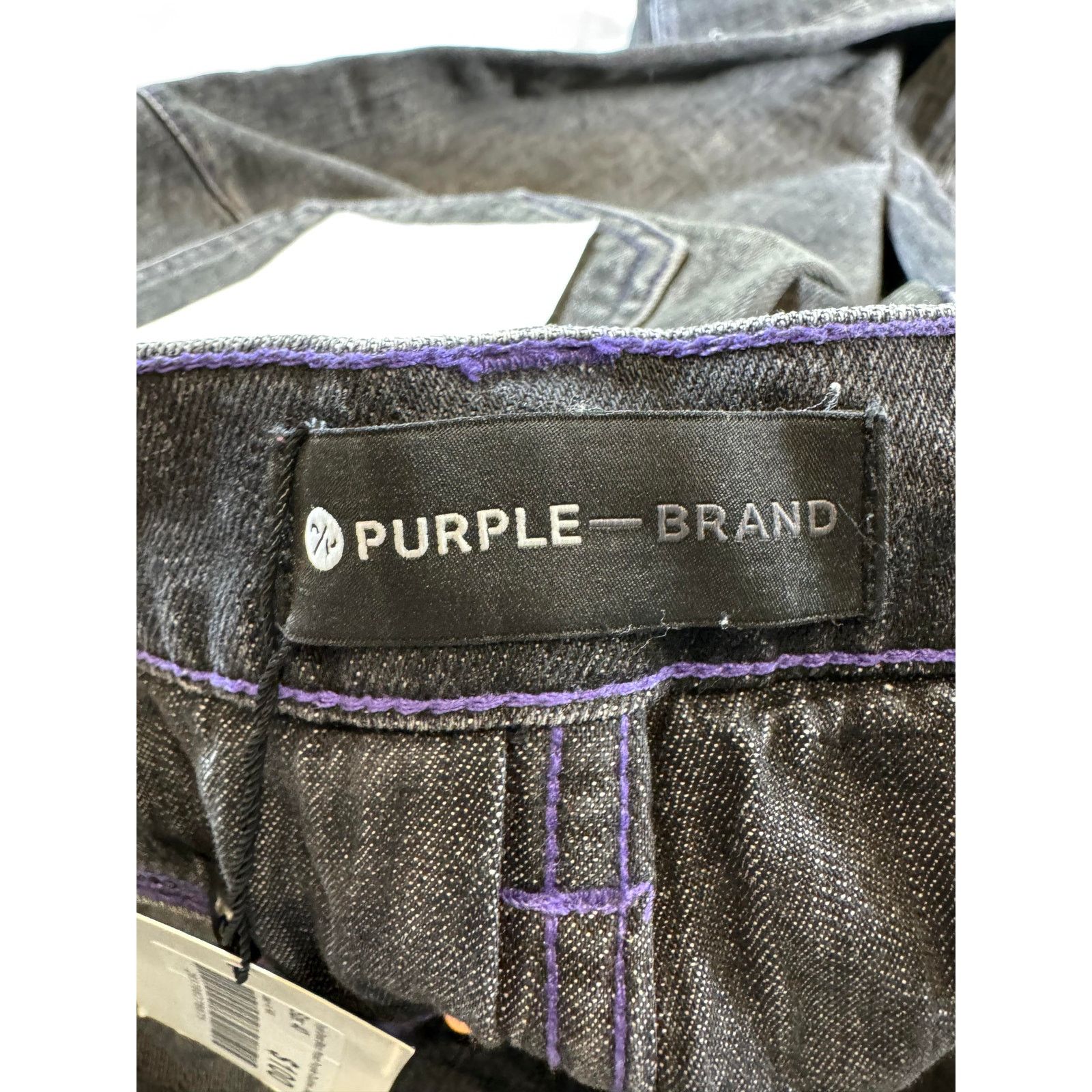 Purple Brand Purple Brand Outline Black Wash & Purple Jeans Size US 40 / EU 56 - 10 Thumbnail