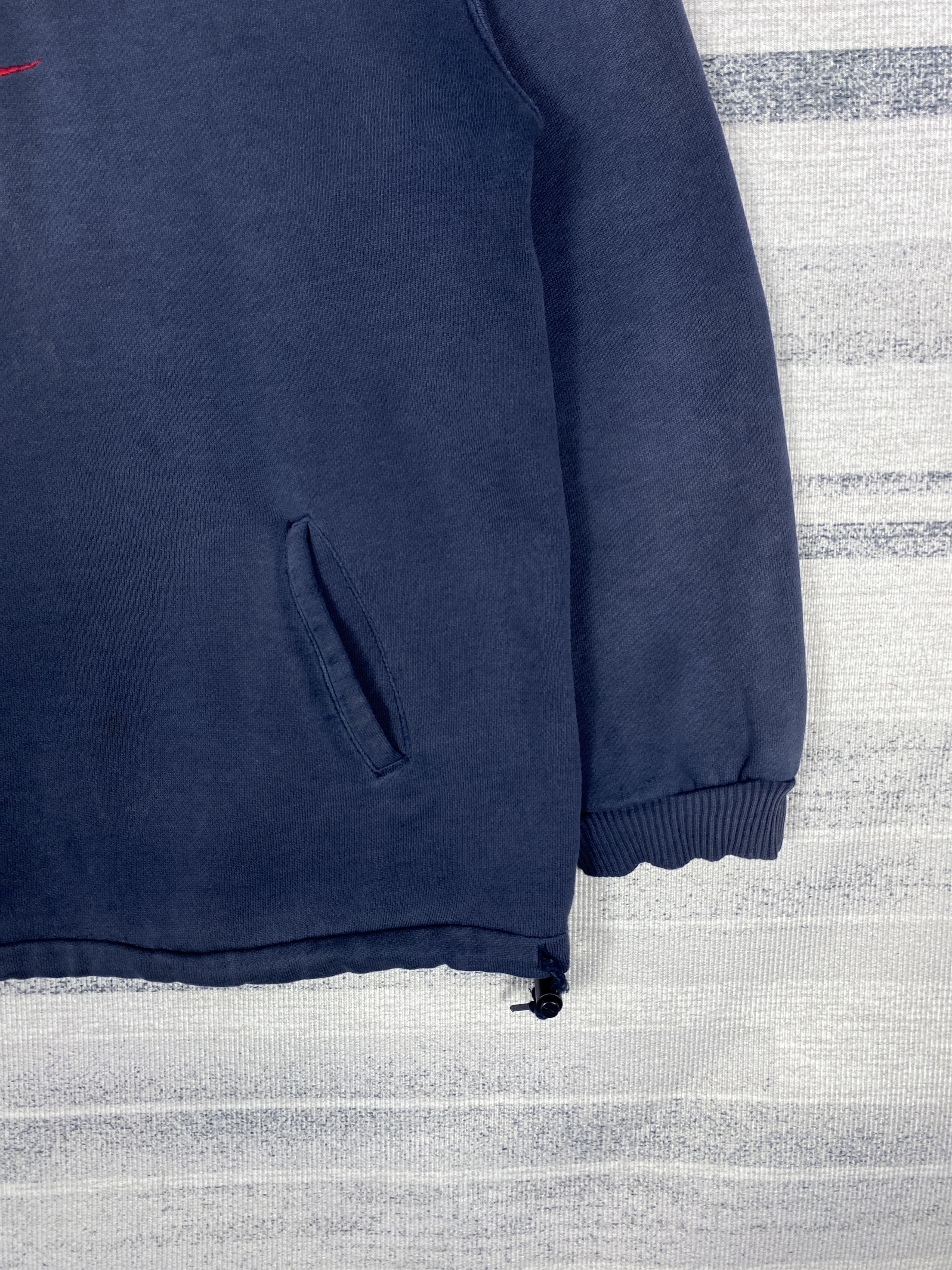 Nike × Vintage Vintage Nike Half Zipper Faded Sweatshirts Size US S / EU 44-46 / 1 - 5 Thumbnail