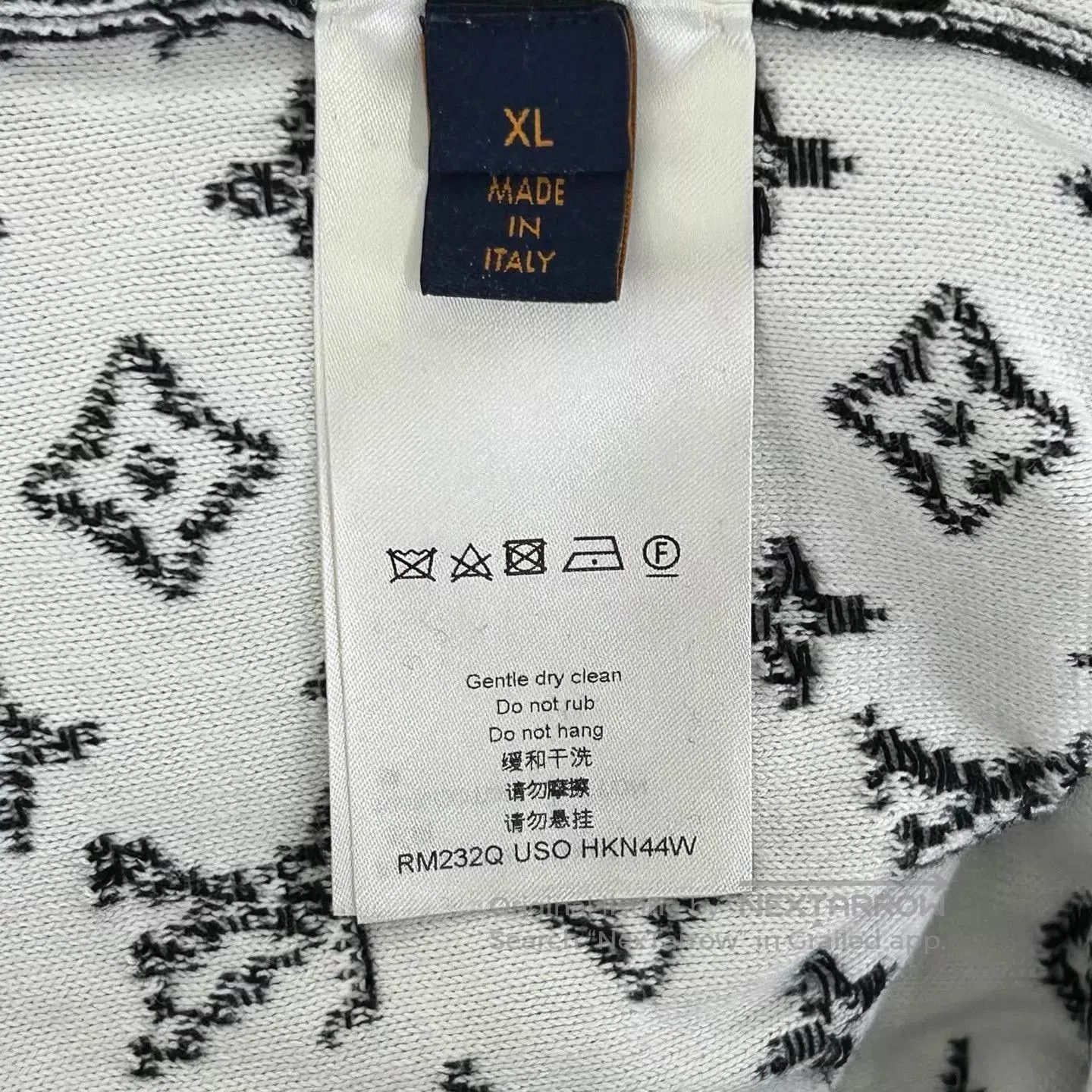 Louis Vuitton Black Patterned Long Sleeve Sweater - XL. Size US XL / EU 56 / 4 - 4 Thumbnail