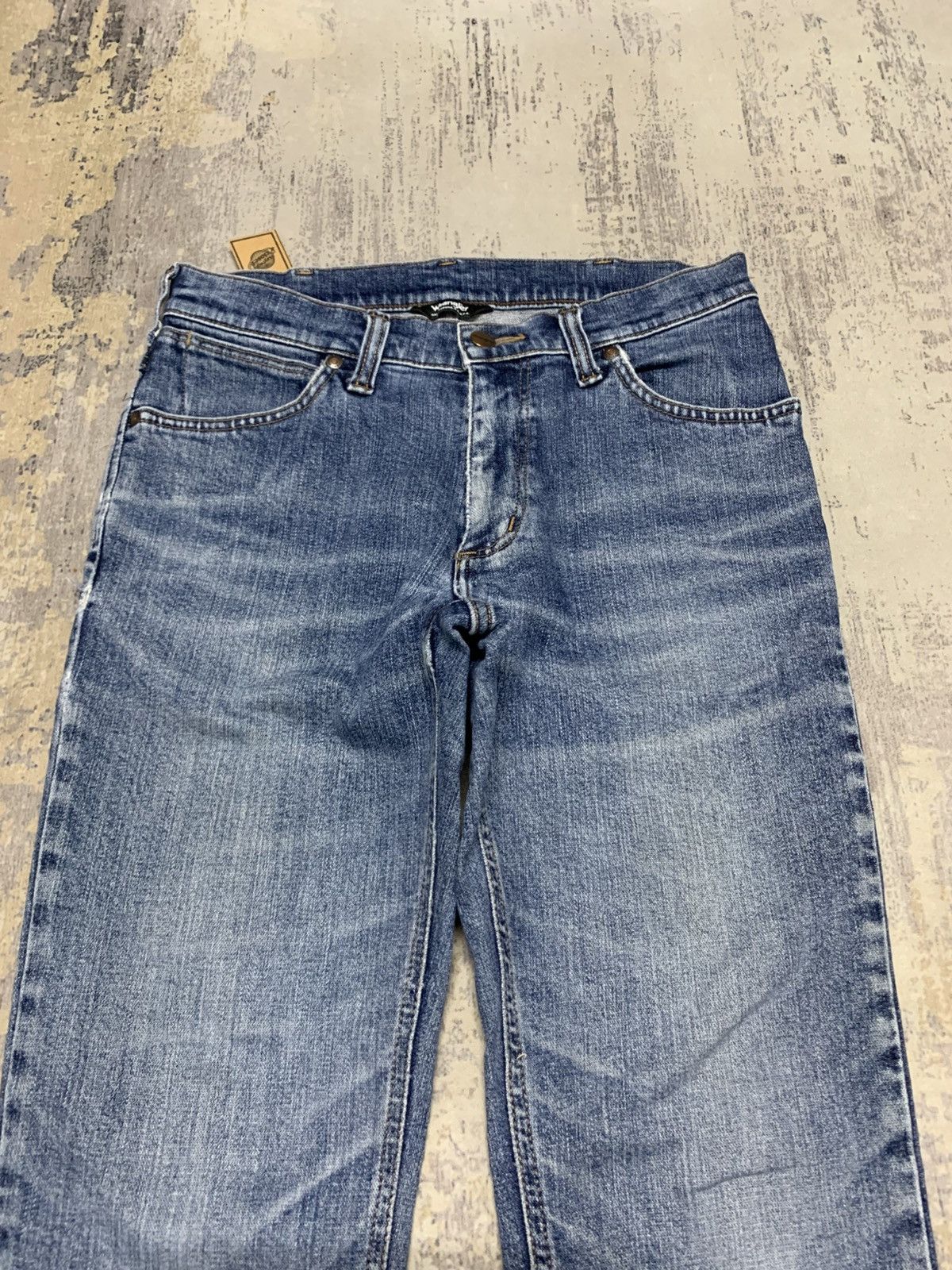 Wrangler VINTAGE WRANGLER DISTRESSED DENIM JEANS W30x30.5 Size US 30 / EU 46 - 2 Thumbnail