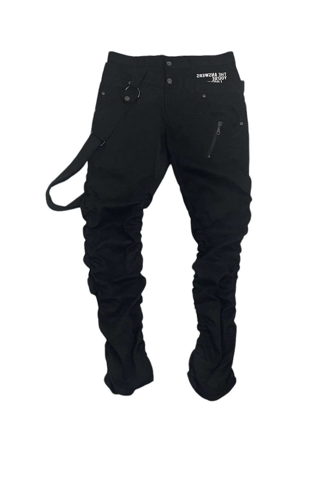 If Six Was Nine × Japanese Brand × PPFM Ragout Japan Double Waist Bondage Pants Size US 30 / EU 46 - 2 Thumbnail
