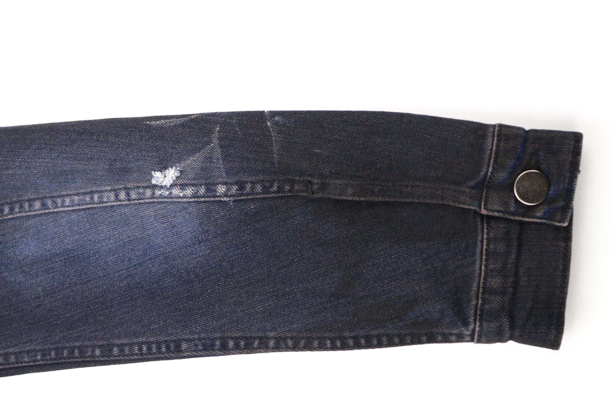 Nudie Jeans PERRY S Denim Black On Blue Buttoned Jacket 80747 Size US S / EU 44-46 / 1 - 10 Thumbnail