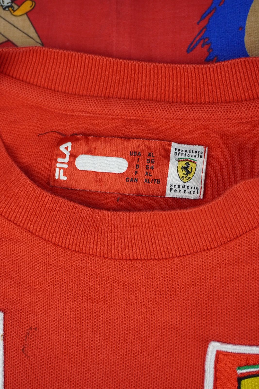 Fila Fila x Ferrari racing team bridgestone vodafone shell tee Size US XL / EU 56 / 4 - 4 Thumbnail