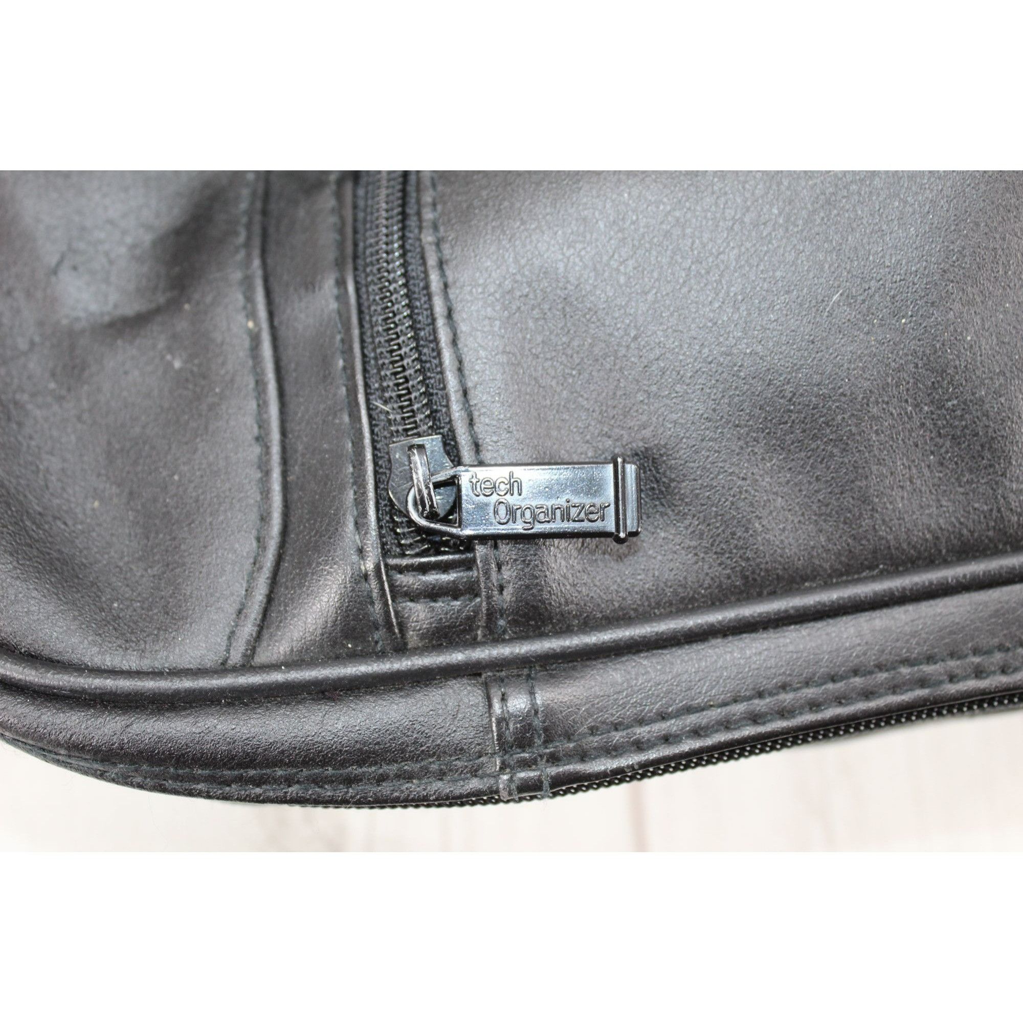 Leather × Other Tech Organizer Handcrafted Computer Briefcase Laptop Size ONE SIZE - 2 Thumbnail