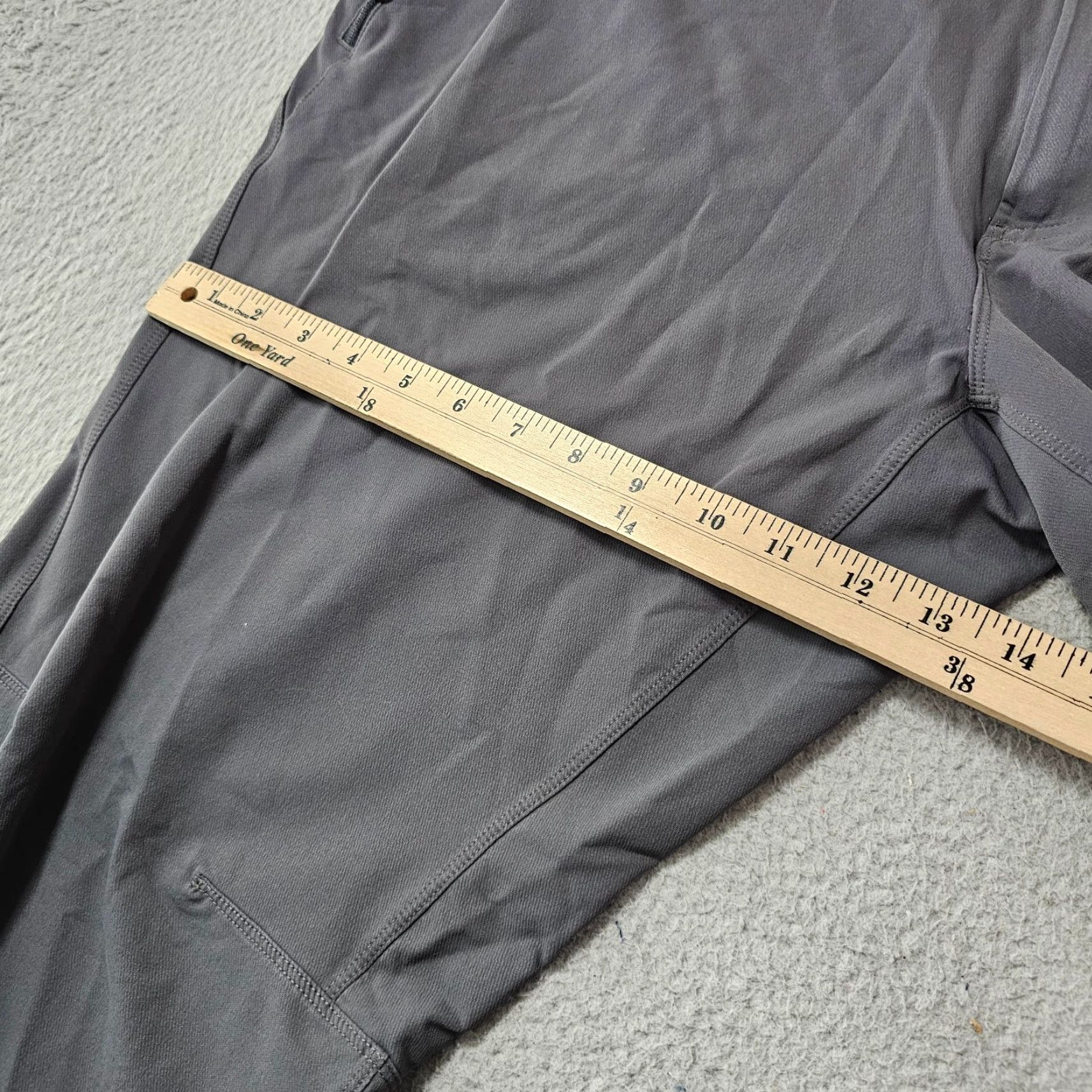 Vintage REI Co-op Activator Pants Mens 42x30 Nylon Polyester Spandex Straight Belted Cargo Slim Fit Gray No N/A Size US 42 / EU 58 - 5 Thumbnail