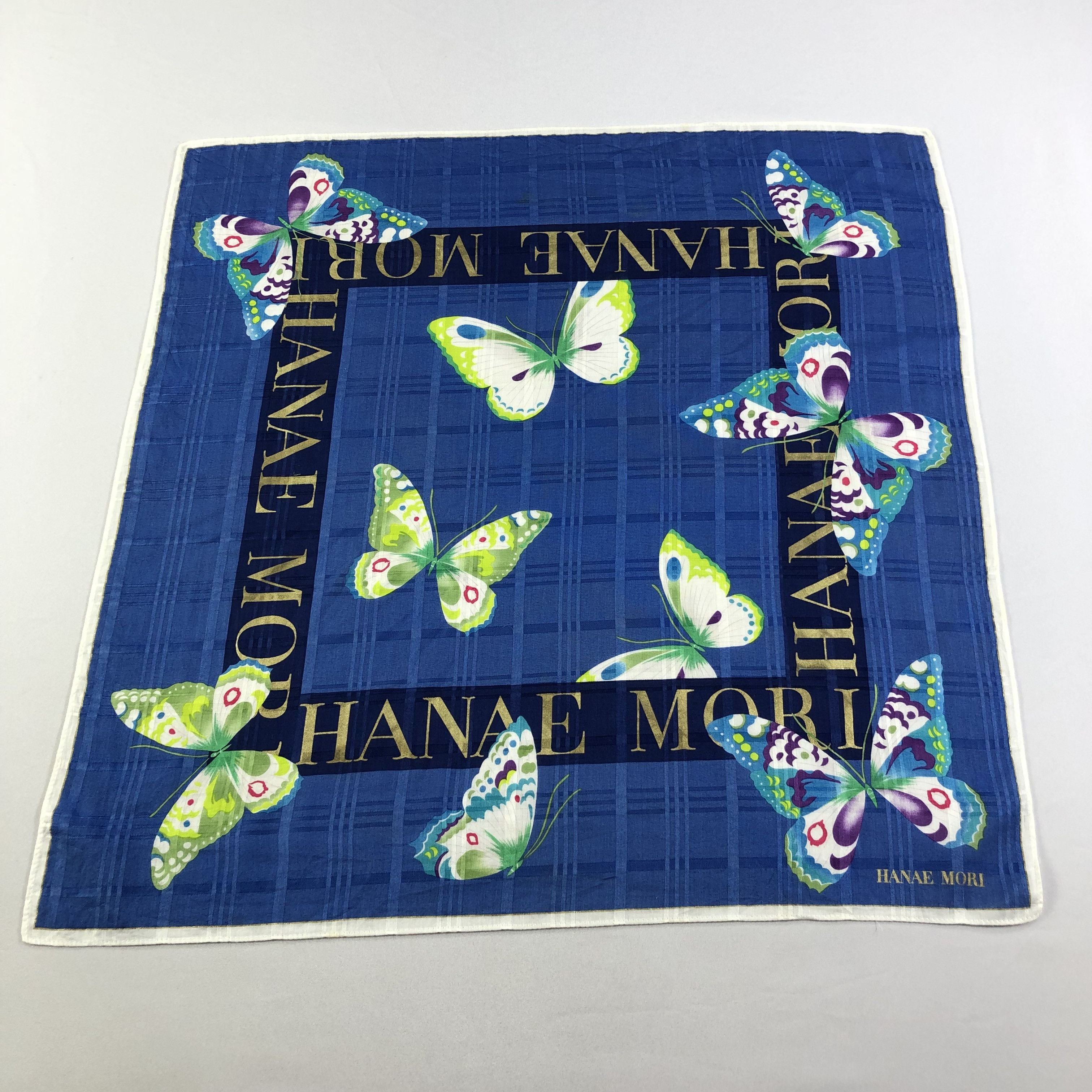 Hanae Mori Hanae Mori Handkerchief Neckerchief Bandana H1952 Size ONE SIZE - 1 Thumbnail