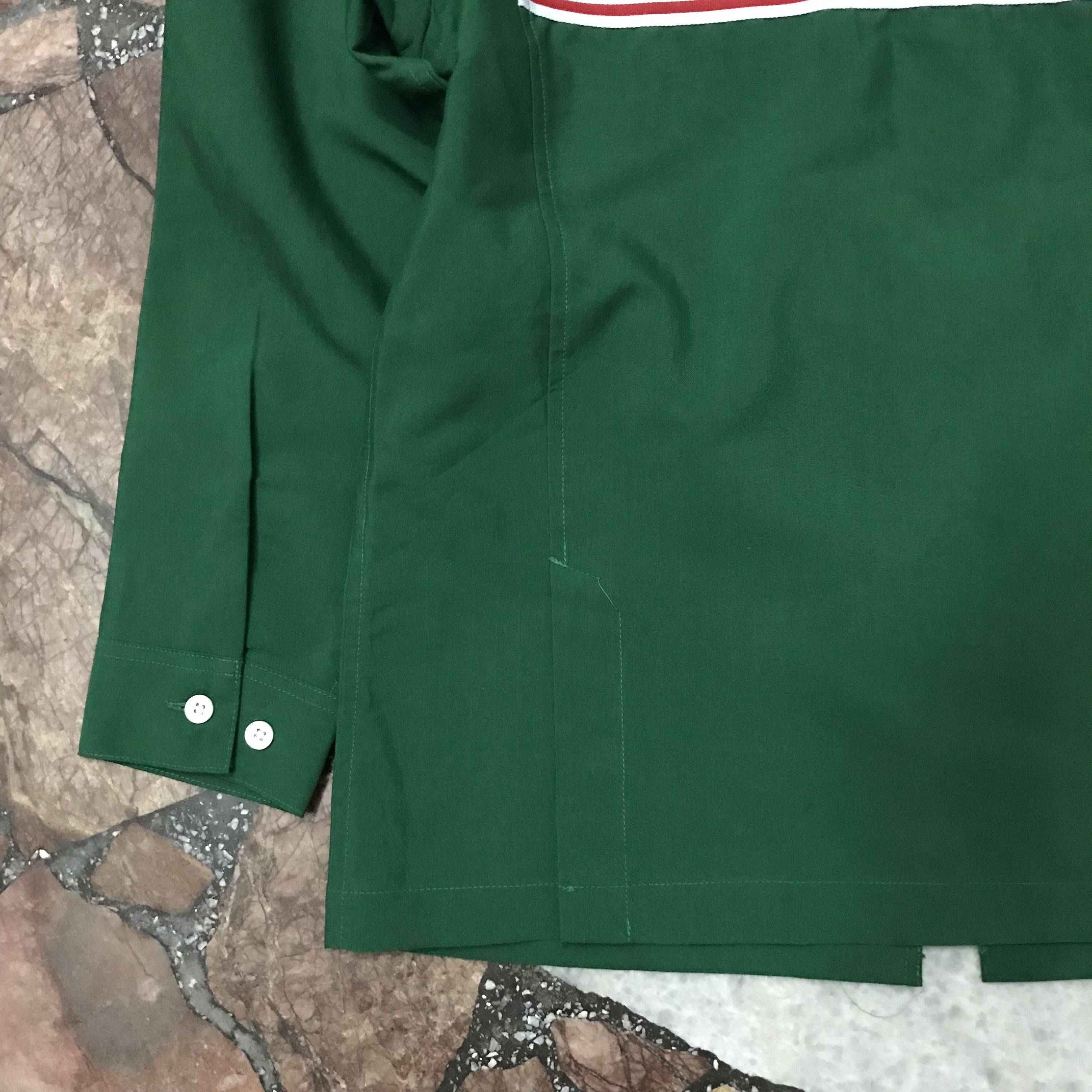 Japanese Brand 7eleven uniform work Japan green design jacket Size US M / EU 48-50 / 2 - 6 Thumbnail