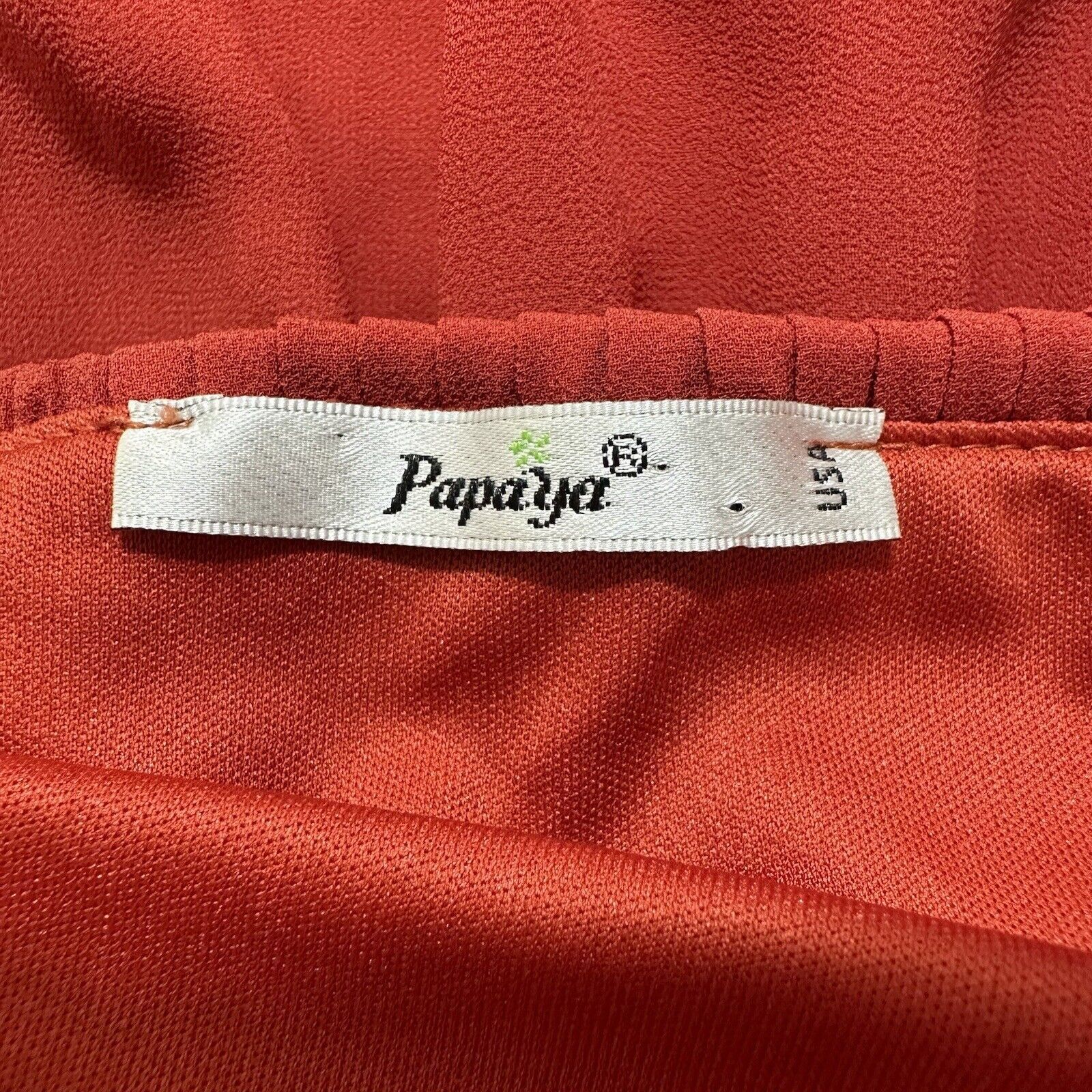 Other Papaya Large A-Line Rust Orange Dress Halter Sleeveless Size L / US 10 / IT 46 - 3 Thumbnail