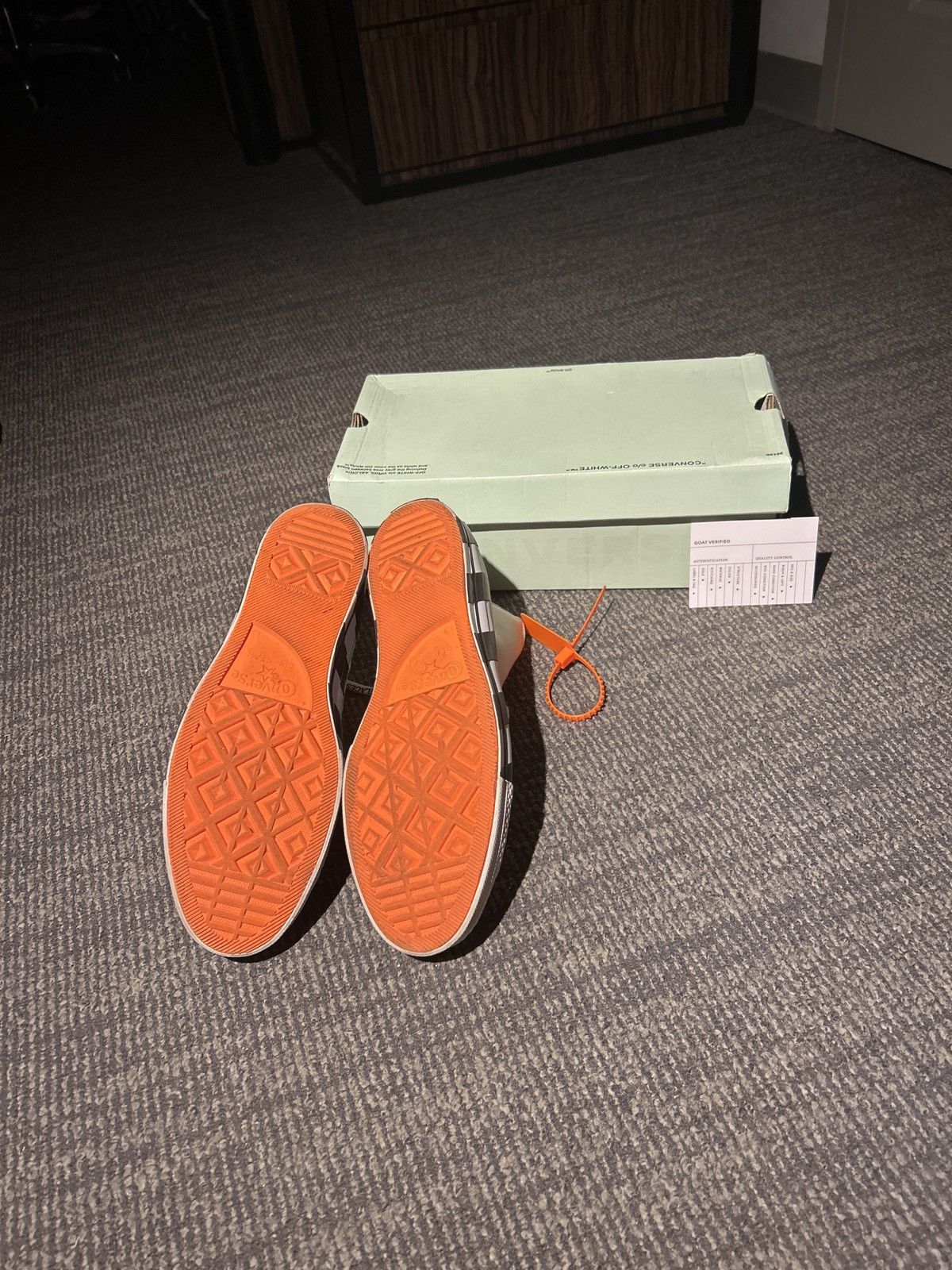 Off-White × Virgil Abloh Off-White x Converse Chuck Taylor All-Star 70s Size US 13 / EU 46 - 6 Thumbnail