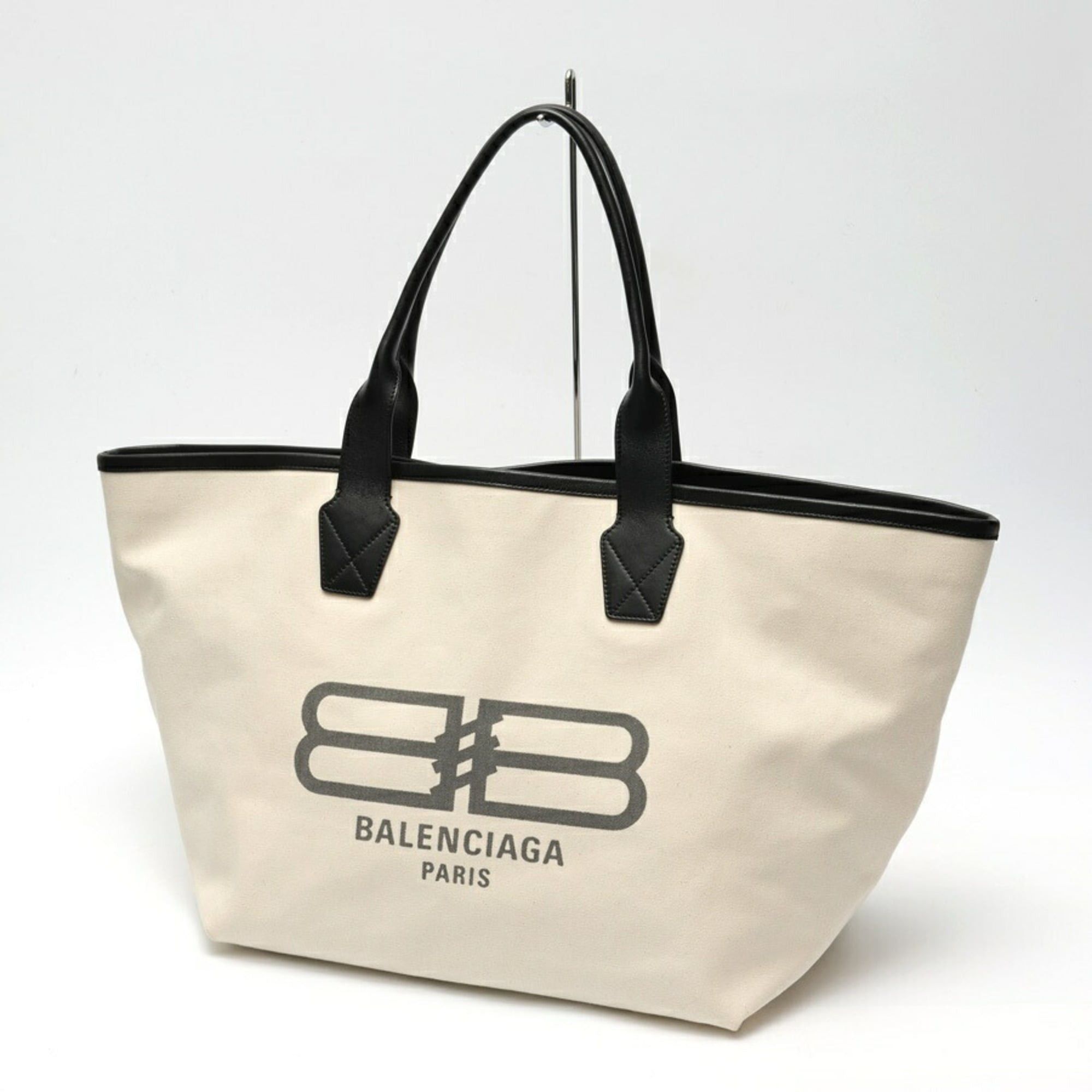 Balenciaga Balenciaga Jumbo Tote Bag 689271 Canvas Leather Natural Black Size ONE SIZE - 1 Thumbnail