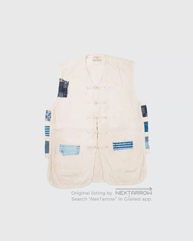 Dr. Collectors boro hand stitched blue dye vest. Size US S / EU 44-46 / 1 - 5 Thumbnail