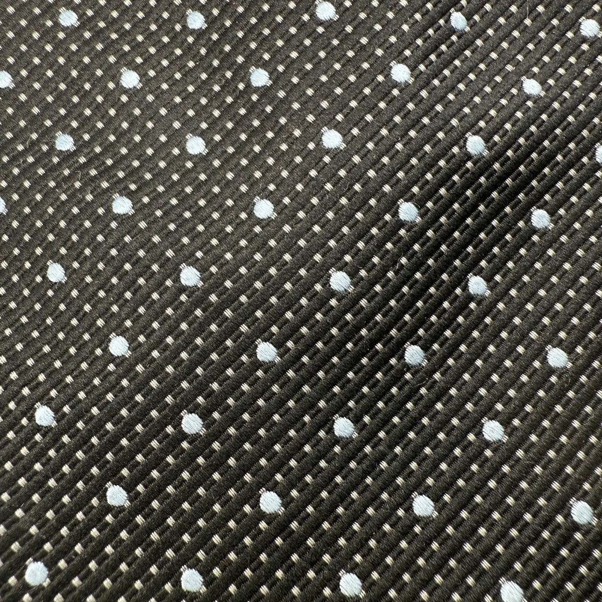Other Henry Jacobson Silk Tie, Black/Blue, Made in Italy, Like New Size ONE SIZE - 3 Thumbnail