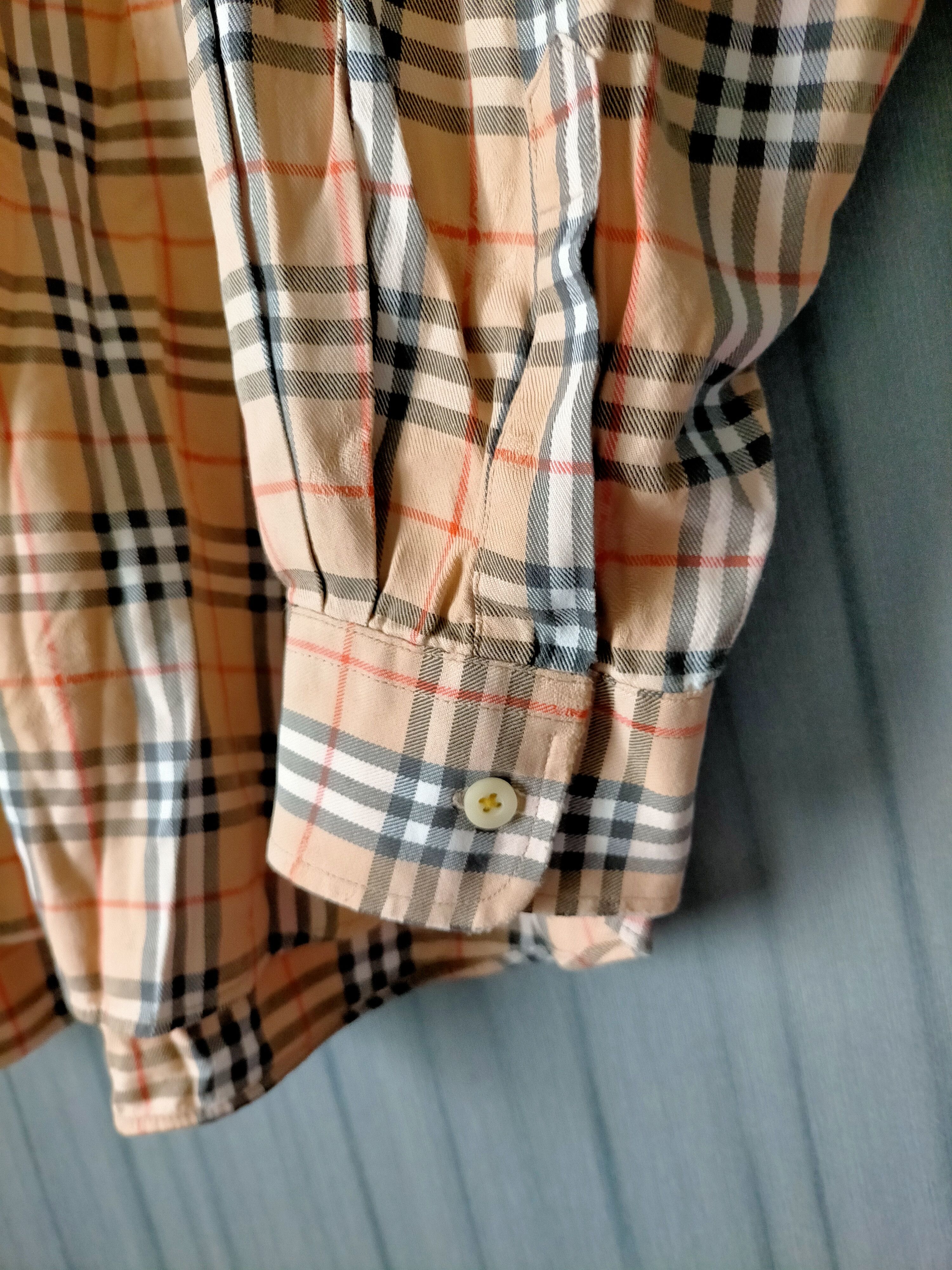 Burberry Vintage Burberry Nova Check England Button ups shirts Size US XL / EU 56 / 4 - 7 Thumbnail