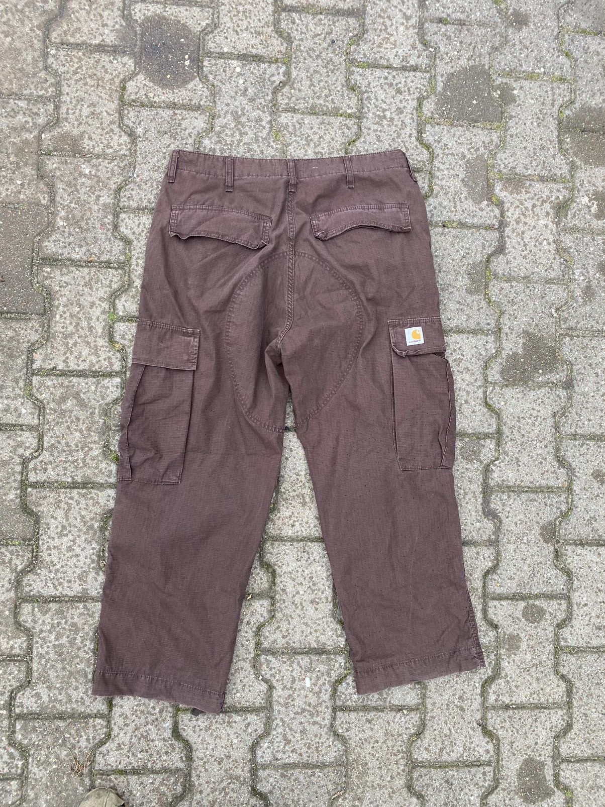 Carhartt × Vintage Vintage Carhartt brown cargo pants 34/36 Size US 34 / EU 50 - 1 Thumbnail