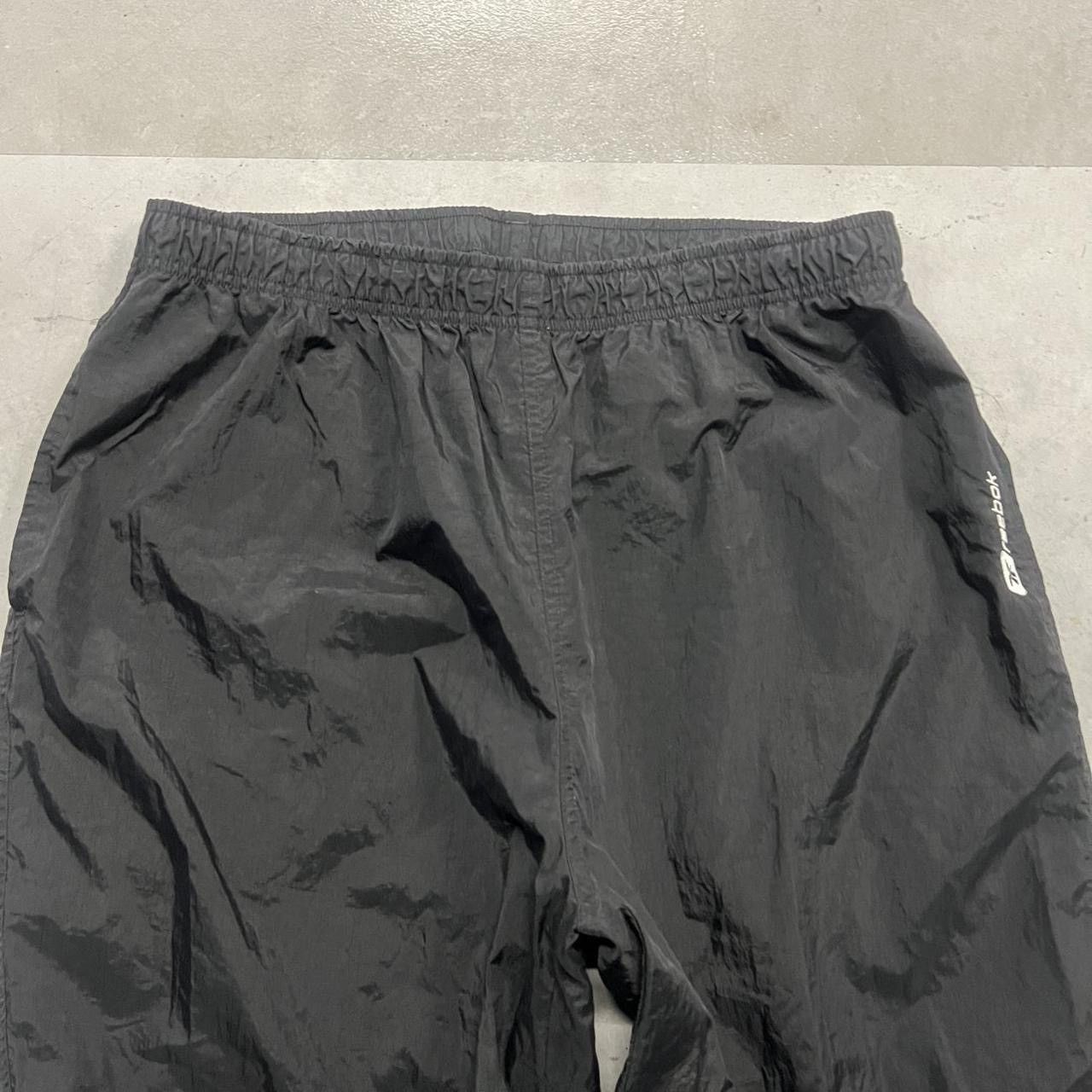 Reebok × Vintage Vintage Y2K/2000s Baggy Black Reebok Trackpants Sweatpants! Size US 38 / EU 54 - 3 Thumbnail
