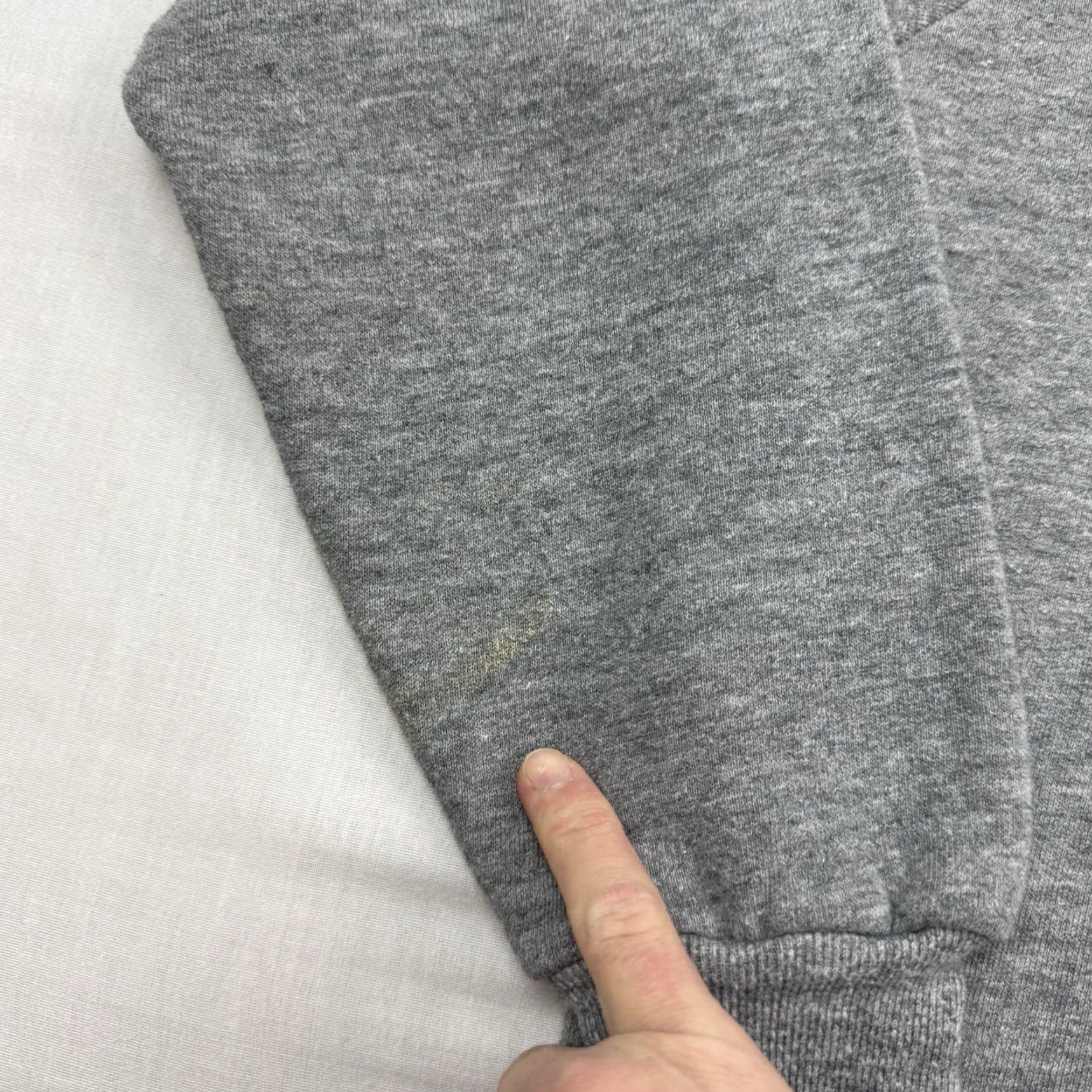 Dickies VINTAGE Dickies Sweatshirt Adult Large Gray USA 80s Raglan Size US L / EU 52-54 / 3 - 3 Thumbnail