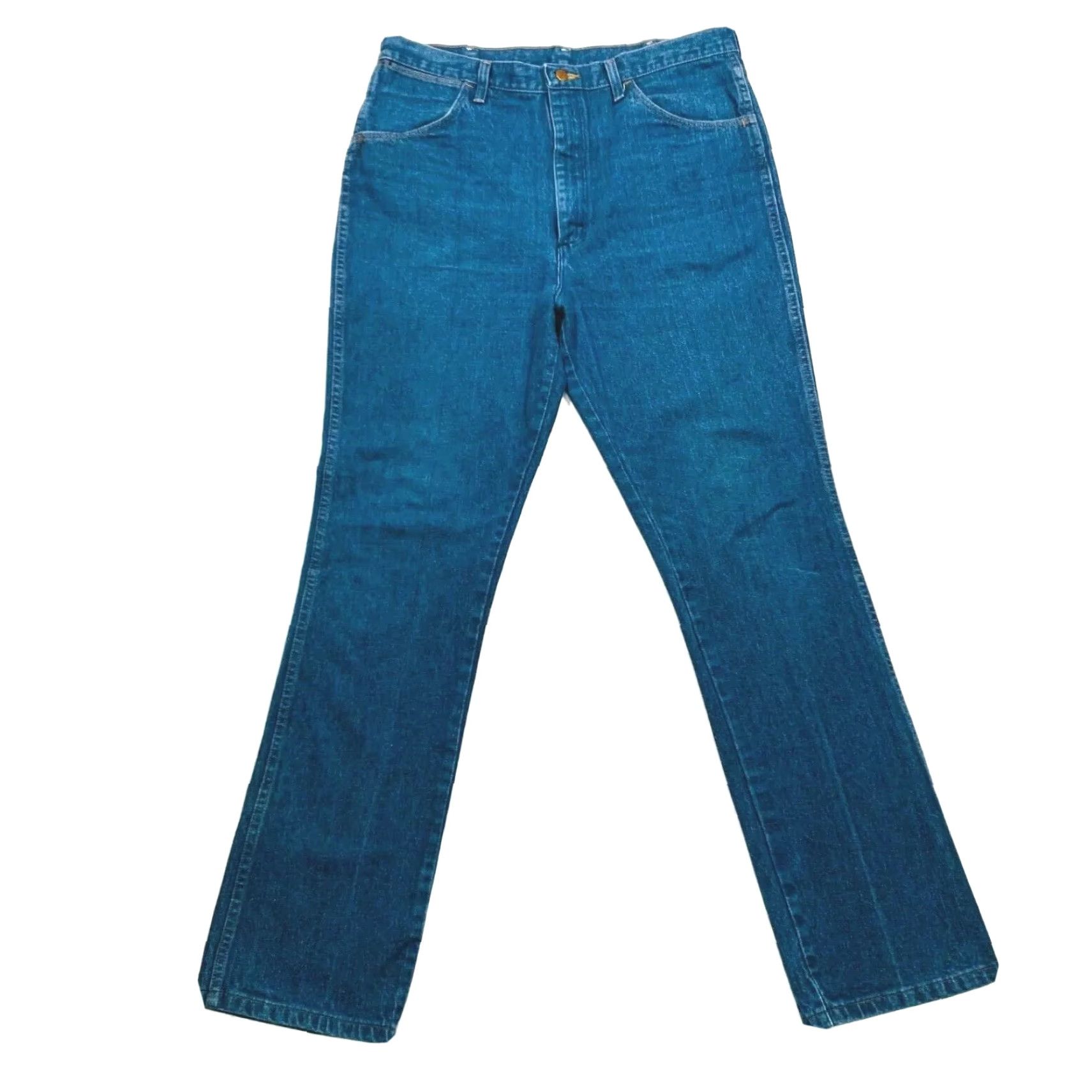 Wrangler VINTAGE Wrangler Blue Bell Jeans Western Cowboy 38x36 Regular Mens Blue Denim 5-Pocket 100% Cotton NWOT Size US 38 / EU 54 - 3 Thumbnail