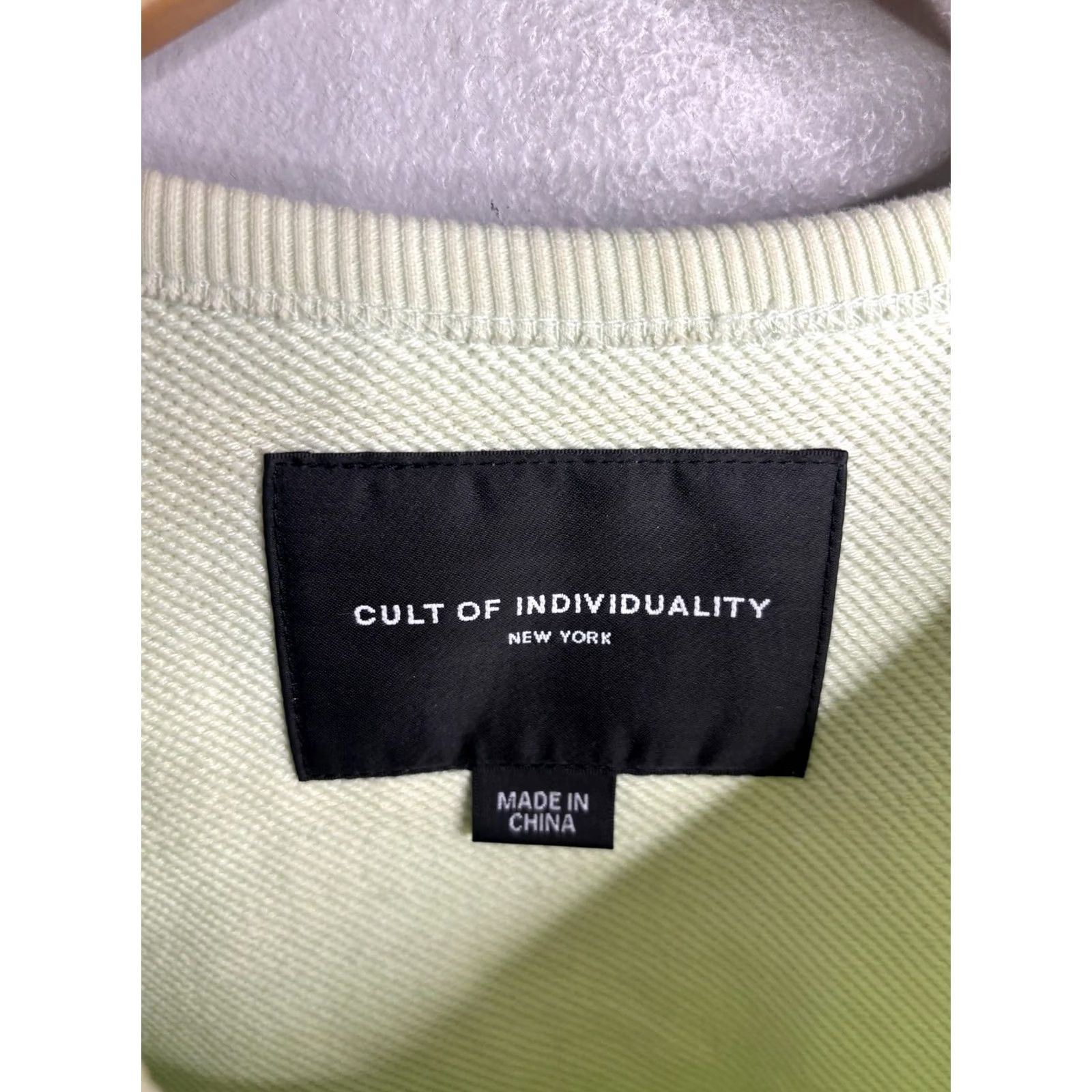 Cult Of Individuality Cult of Individuality Sweatshirt Mens Small Mint Green Crewneck Holo Cat Print Size US S / EU 44-46 / 1 - 3 Thumbnail