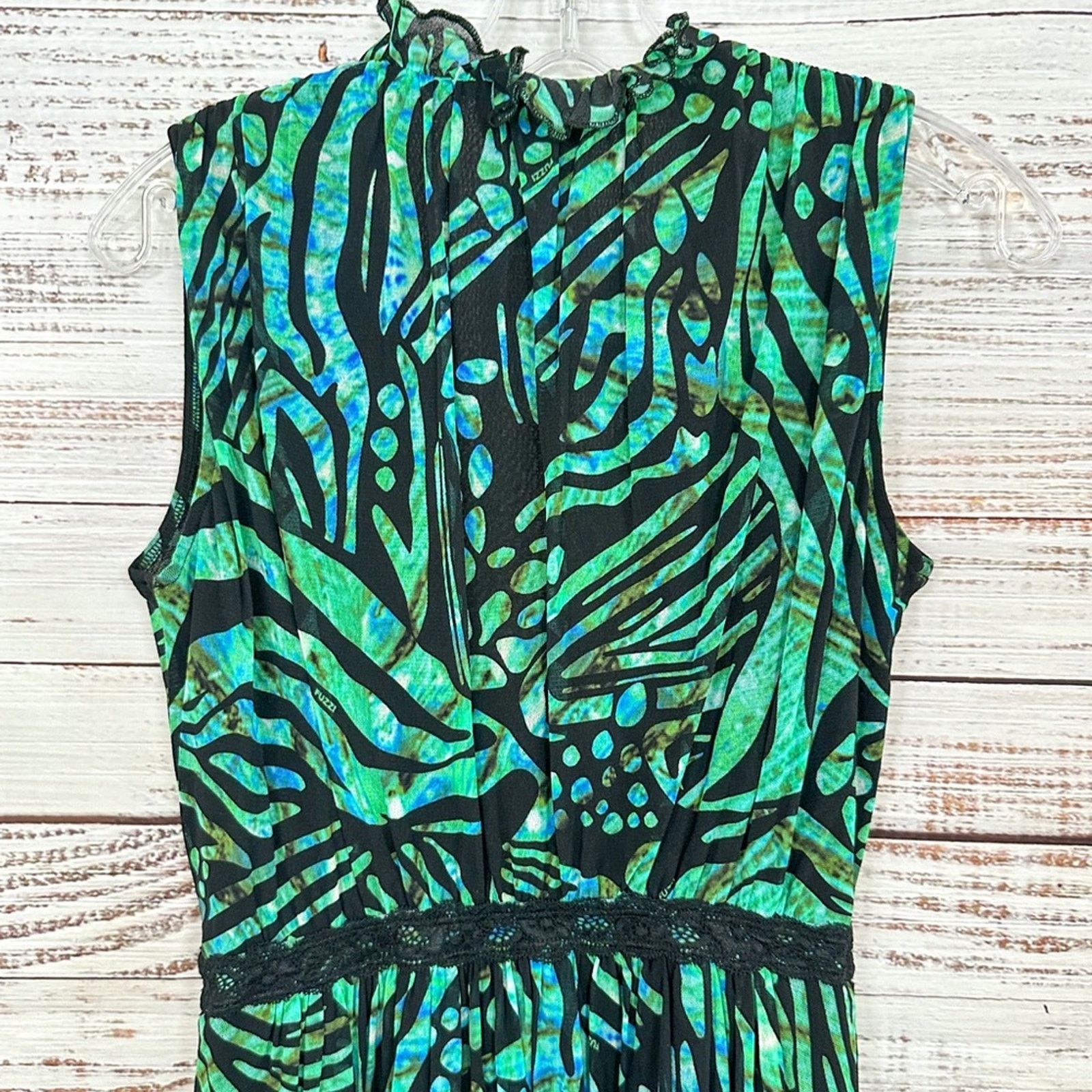 Jean Paul Gaultier Fuzzi Geometric Print Dress, EUC, Medium, MSRP $545 Size M / US 6-8 / IT 42-44 - 9 Thumbnail