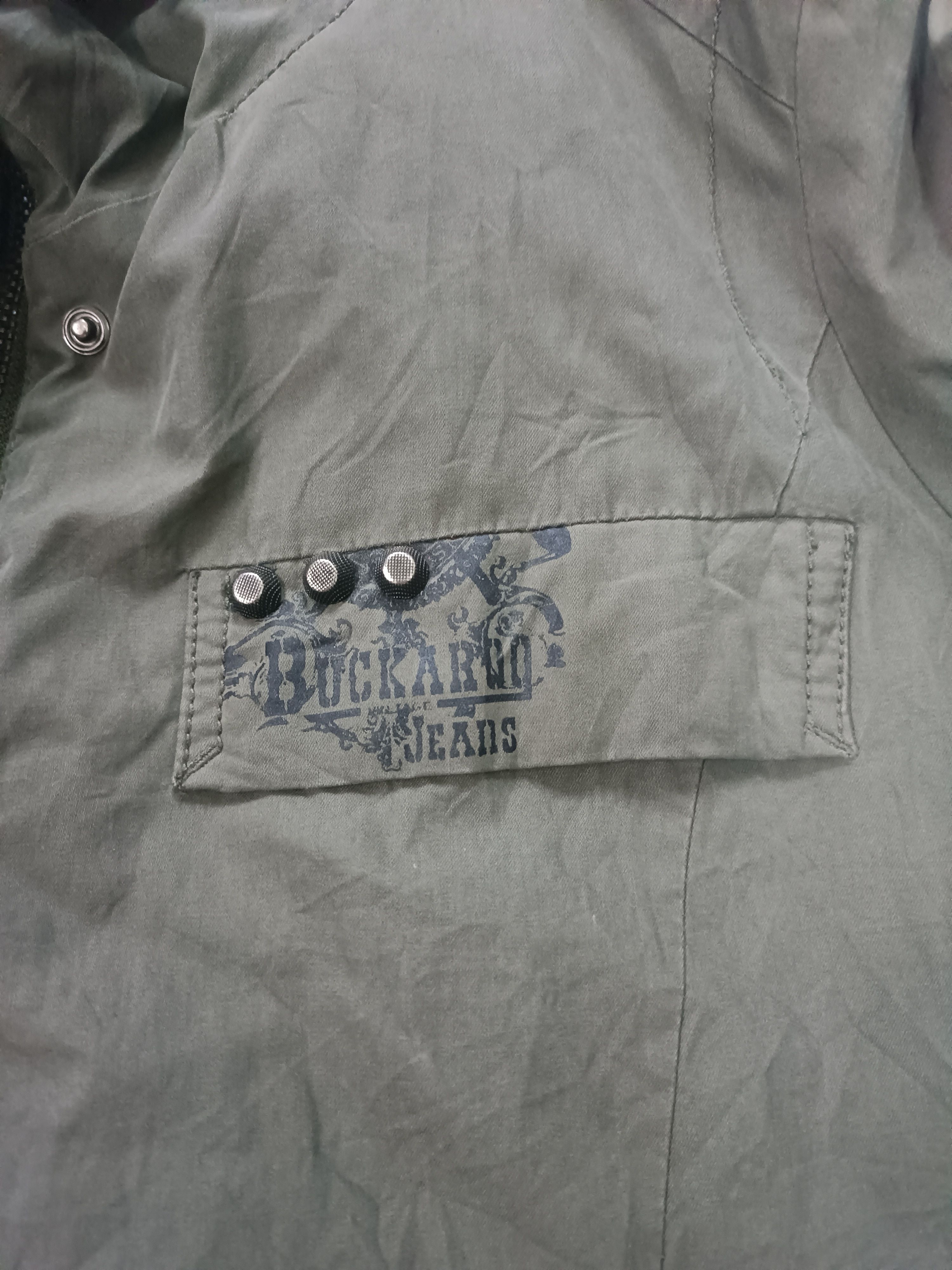 Japanese Brand × Seditionaries Buckaroo Jeans Fleece Hoodie With Eyelet Pocket Jacket FR016 Size US M / EU 48-50 / 2 - 19 Thumbnail