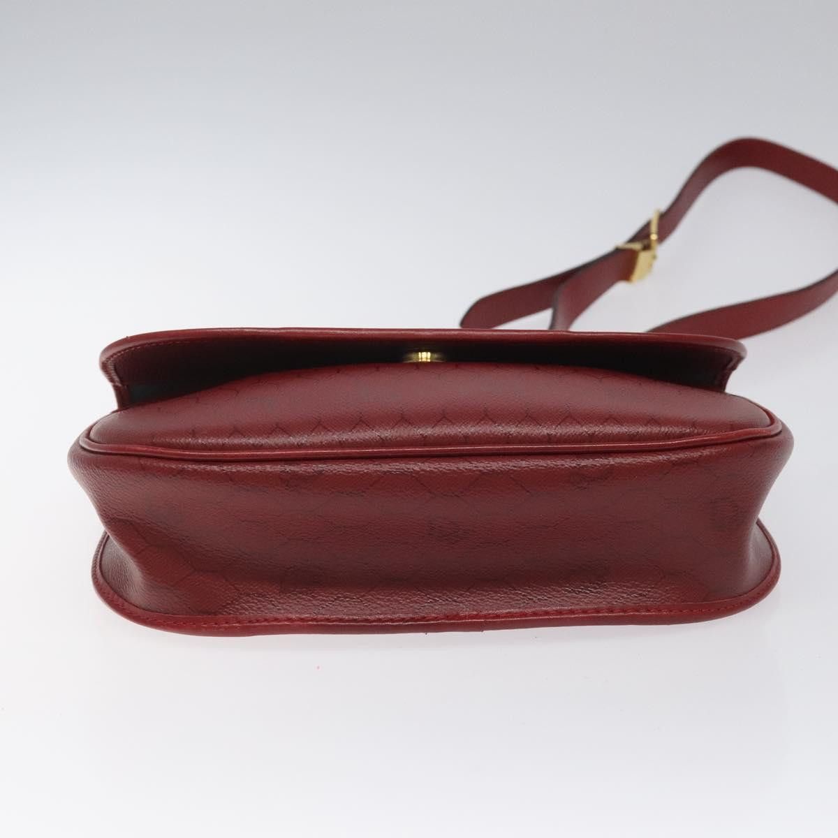 Dior DIOR Honeycomb Canvas Shoulder Bag Pvc Leather Red Gold Size ONE SIZE - 9 Thumbnail