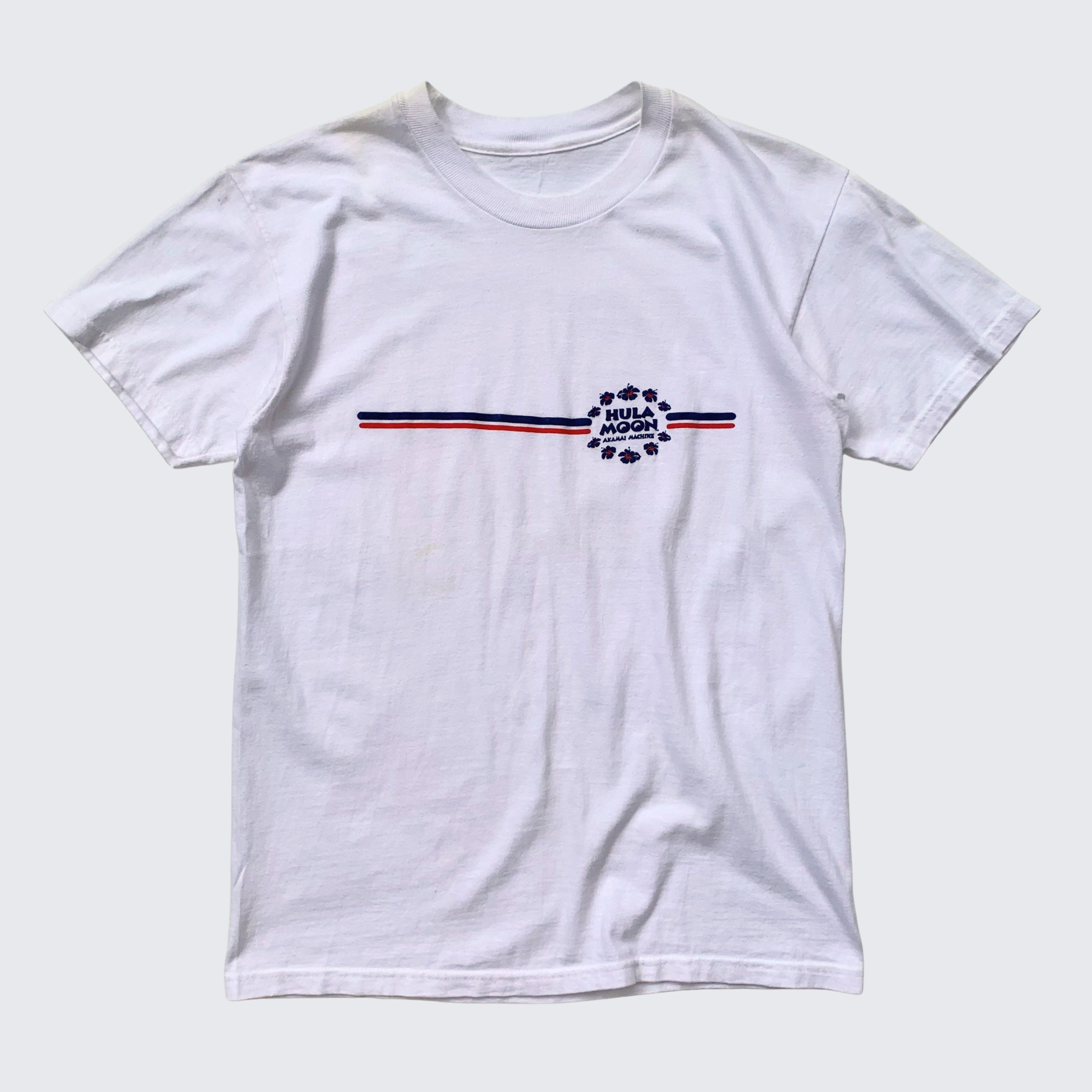 Japanese Brand Mooneyes Hulamoon Akamai Machine Japan Fitted Vintage Tee Size US S / EU 44-46 / 1 - 1 Thumbnail
