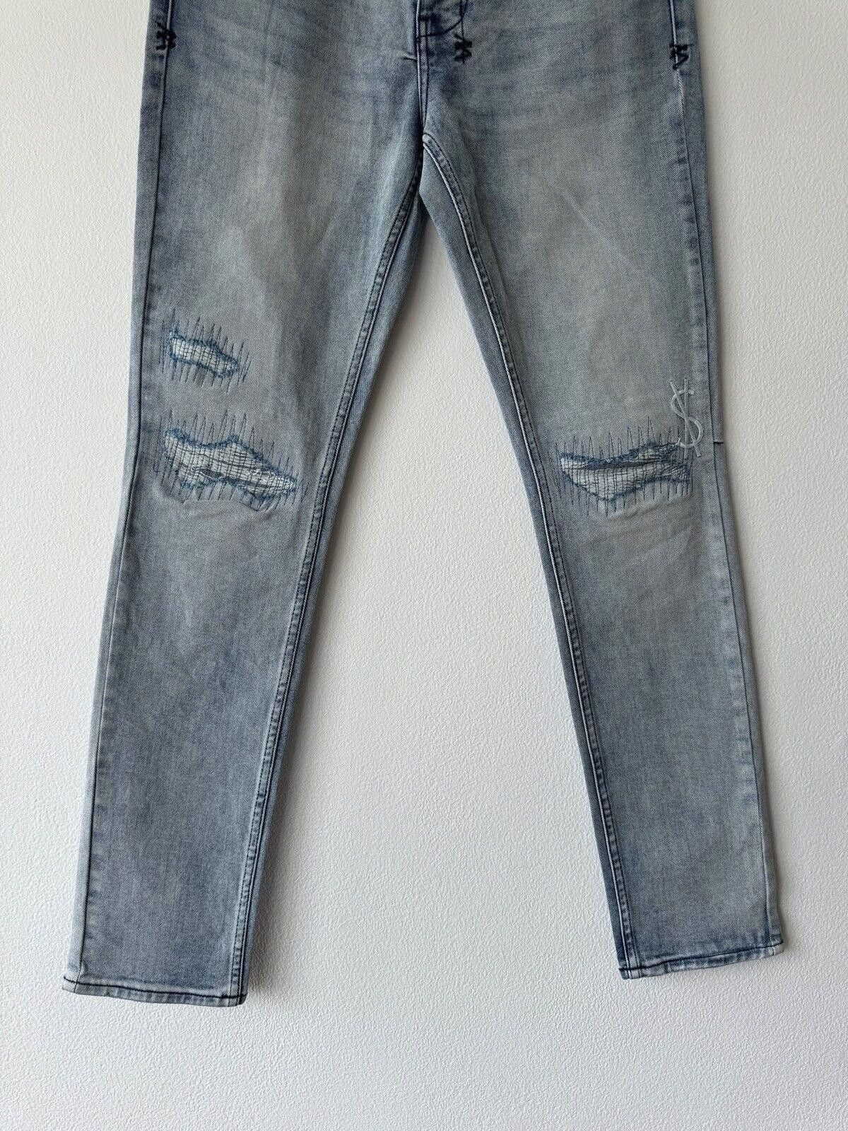 Ksubi Ksubi mens denim jean jeans chitch 32 blue philly dollar Size US 32 / EU 48 - 3 Thumbnail