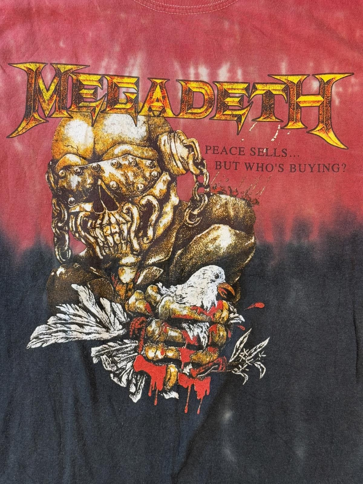 Designer Megadeth Tie Dye Dip T-shirt Peace Sells But Whos Buying S Size US S / EU 44-46 / 1 - 3 Thumbnail