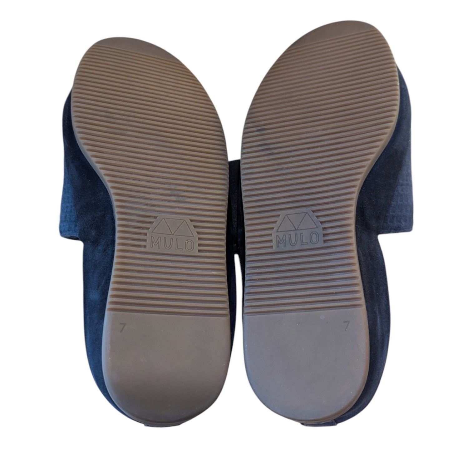 MULO Hamilton and Hare MULO Suede-Trimmed Waffle-Knit Slippers Size US 7 / EU 40 - 10 Thumbnail