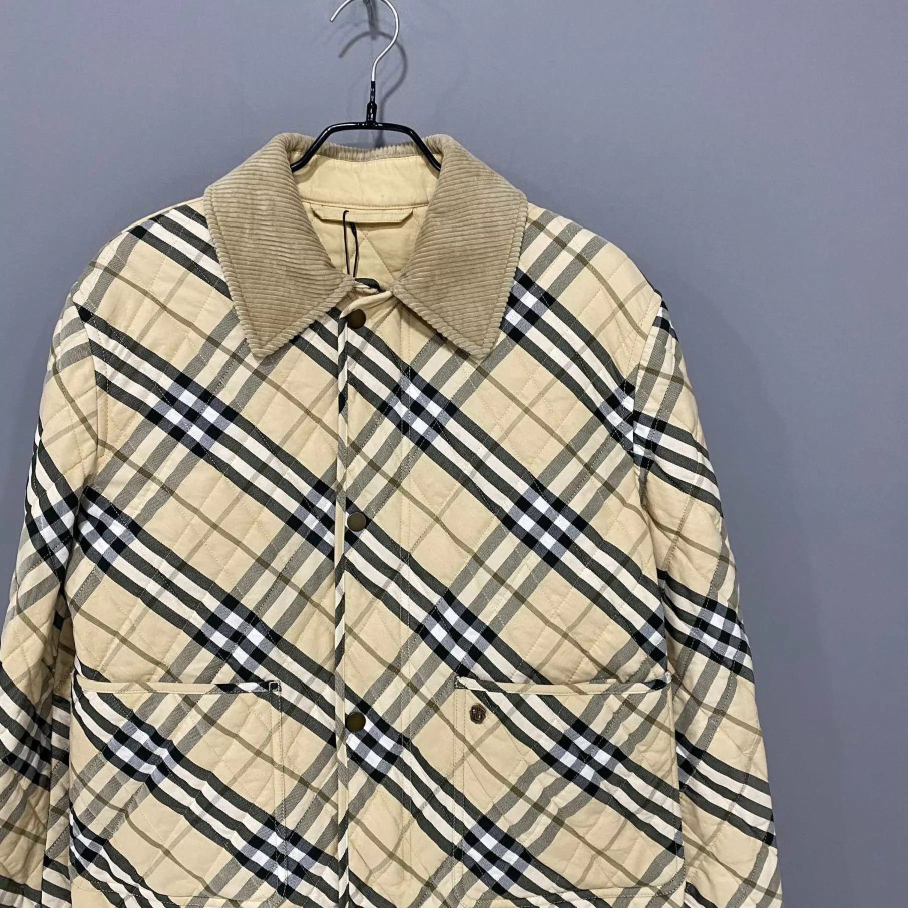 Burberry Burberry Check Quilted Cotton Puffer Jacket L 99 New Size US L / EU 52-54 / 3 - 2 Thumbnail