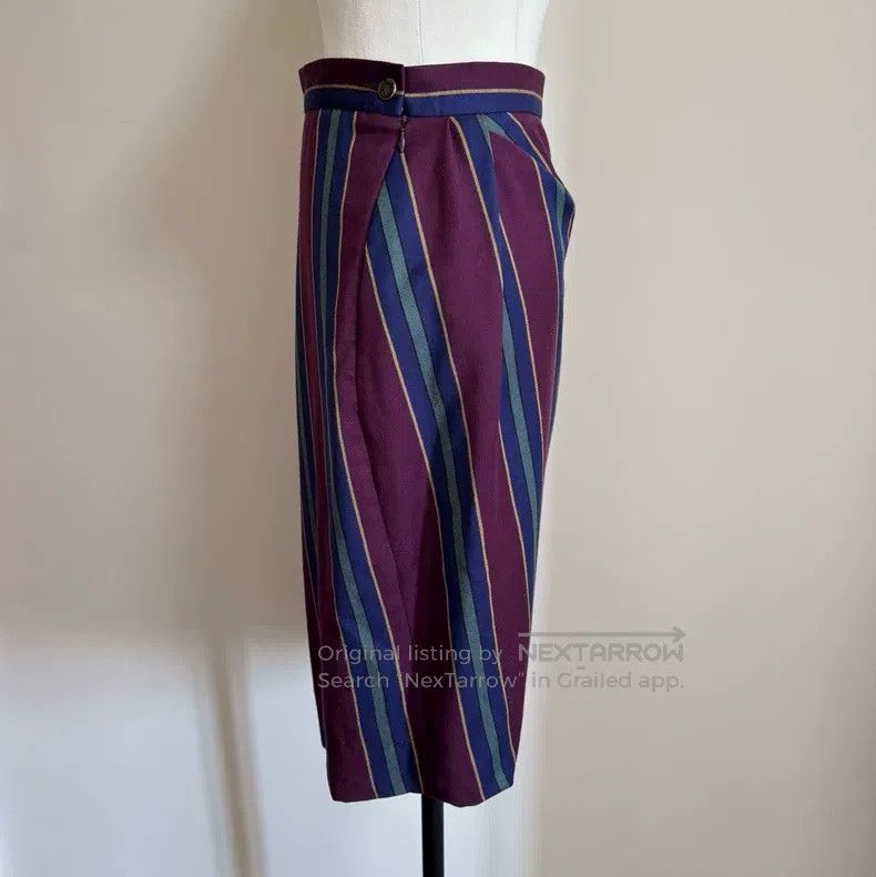 Vivienne Westwood Vivienne Westwood Striped Skirt, Asymmetrical Skirt Size 26" / US 2 / IT 38 - 2 Thumbnail