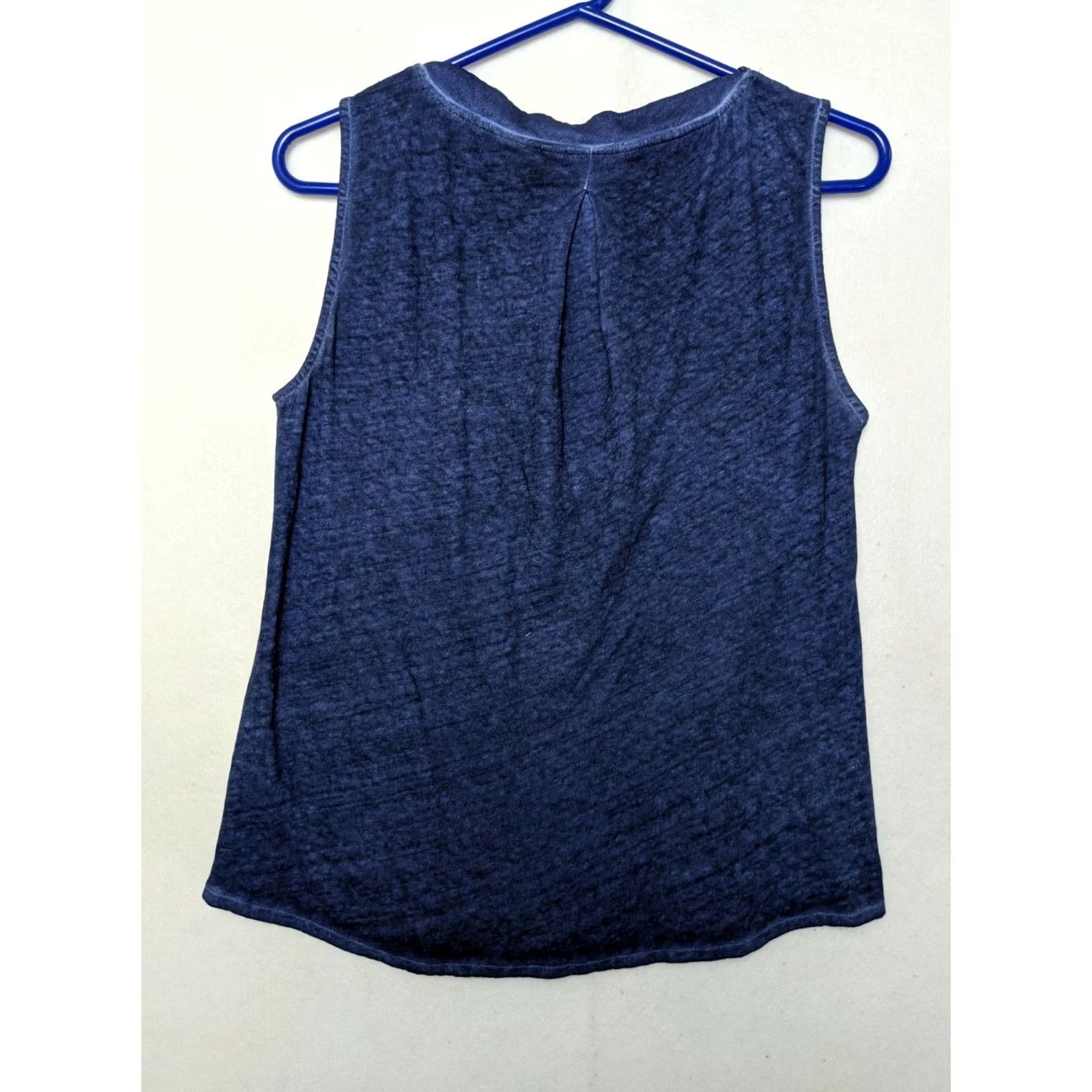 Vineyard Vines Vineyard Vines Tank Womens XXS Ocean Blue Cotton Linen Sleeveless Round Neck Pullover Basic Casual Knit All Seasons 2000s 0 Ladies Size XXS / US 00 / IT 34 - 2 Thumbnail