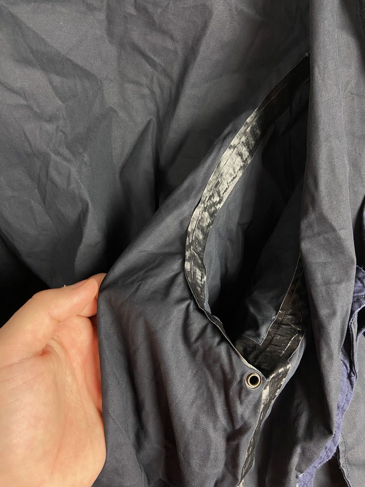 A.P.C. × Designer A.P.C. Navy Dark/Blue Faded Hooded Cliff Parka Mens Jacket Size US XXL / EU 58 / 5 - 15 Thumbnail