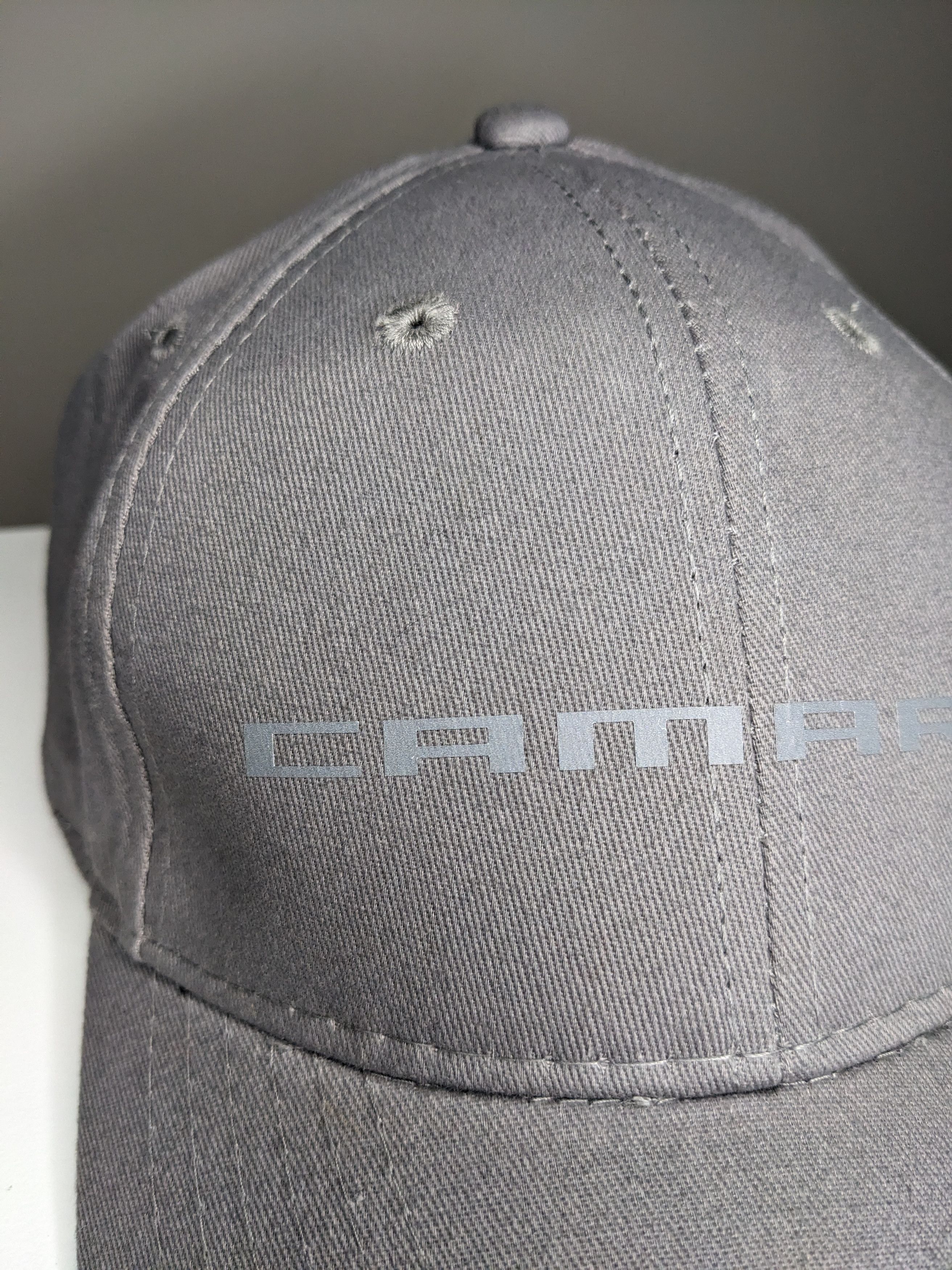 Chevrolet Chevrolet Camero Strapback Hat Adult OS Grey Graphic Cap Size ONE SIZE - 3 Thumbnail