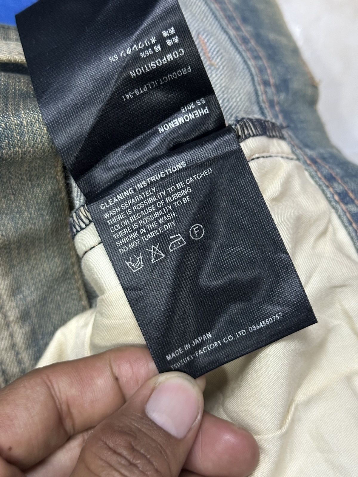 PHENOMENON Distress Trashed Denim Phenomenom Crazy Design Size US 34 / EU 50 - 11 Thumbnail