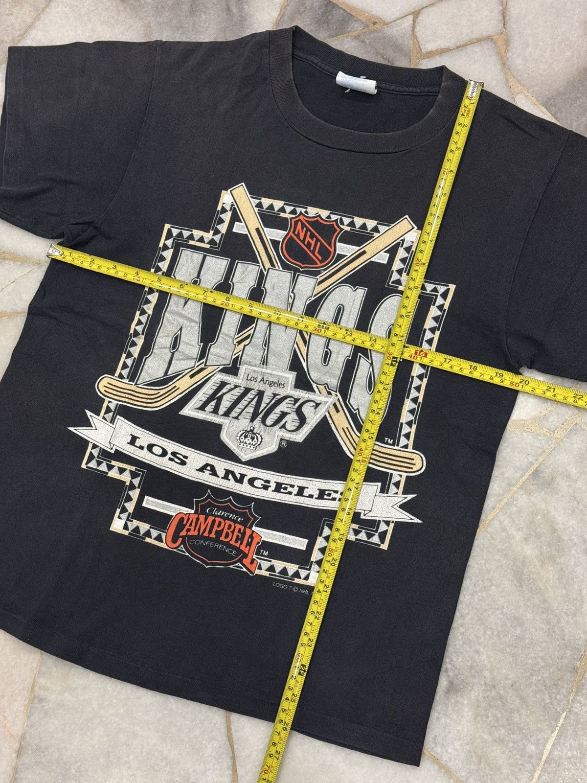 Vintage Sun Faded Vintage Tshirt Los Angeles Kings Size US M / EU 48-50 / 2 - 5 Thumbnail