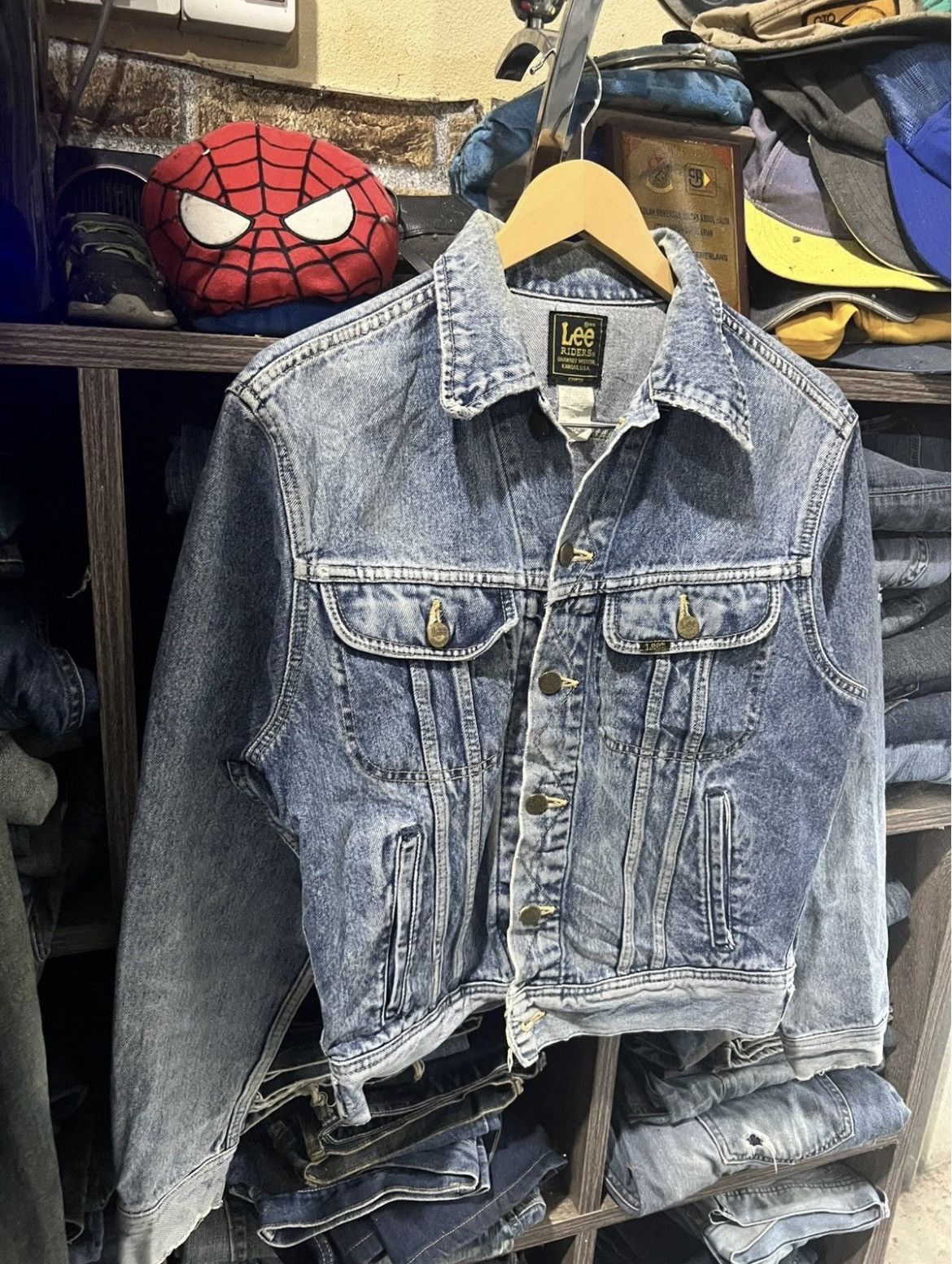 Lee 🔥Vintage Lee Riders x Edwin Denim Trucker Size US S / EU 44-46 / 1 - 9 Thumbnail