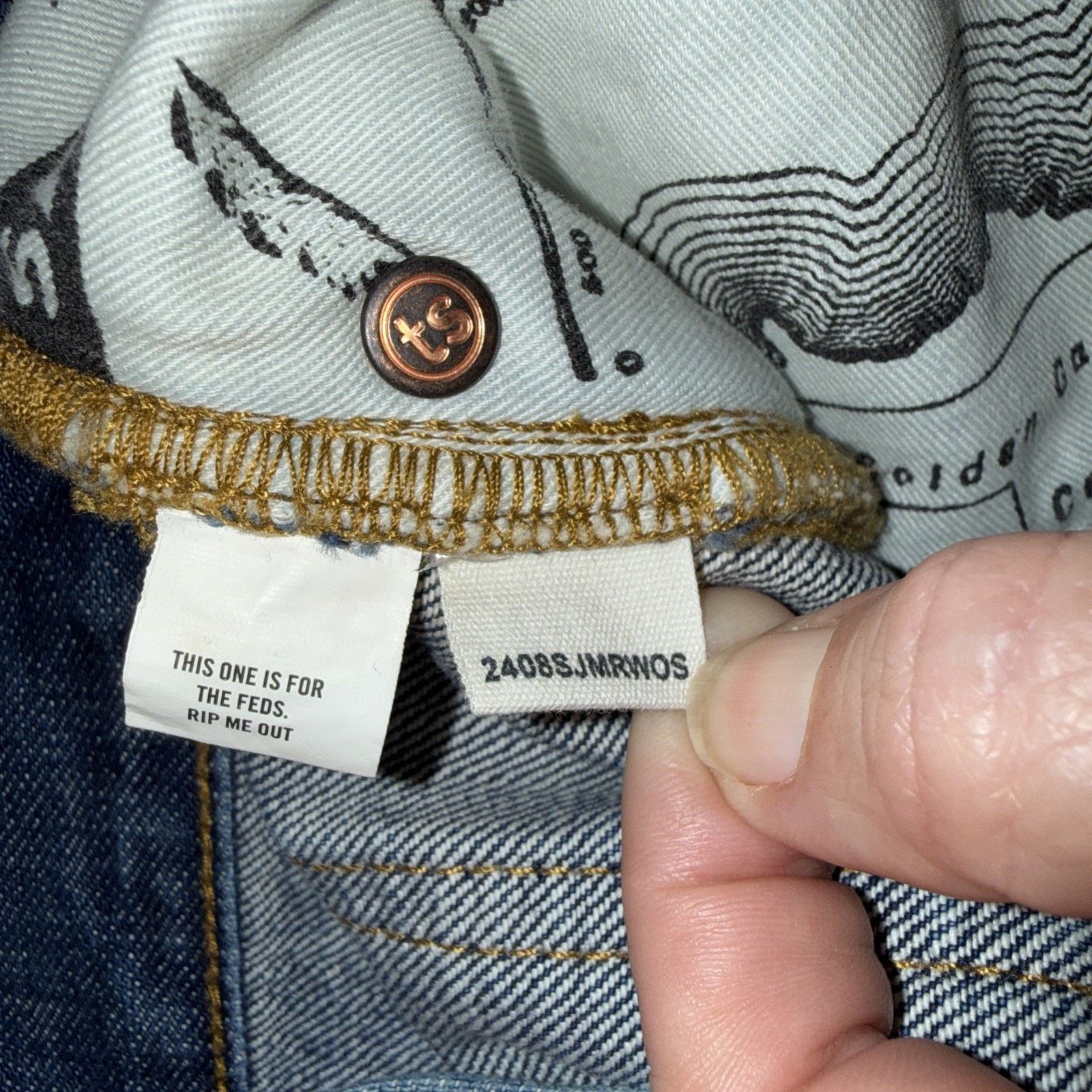 Taylor Stitch Taylor Stitch Selvedge Jeans Men's 36W 31L Straight Denim Size US 36 / EU 52 - 11 Thumbnail