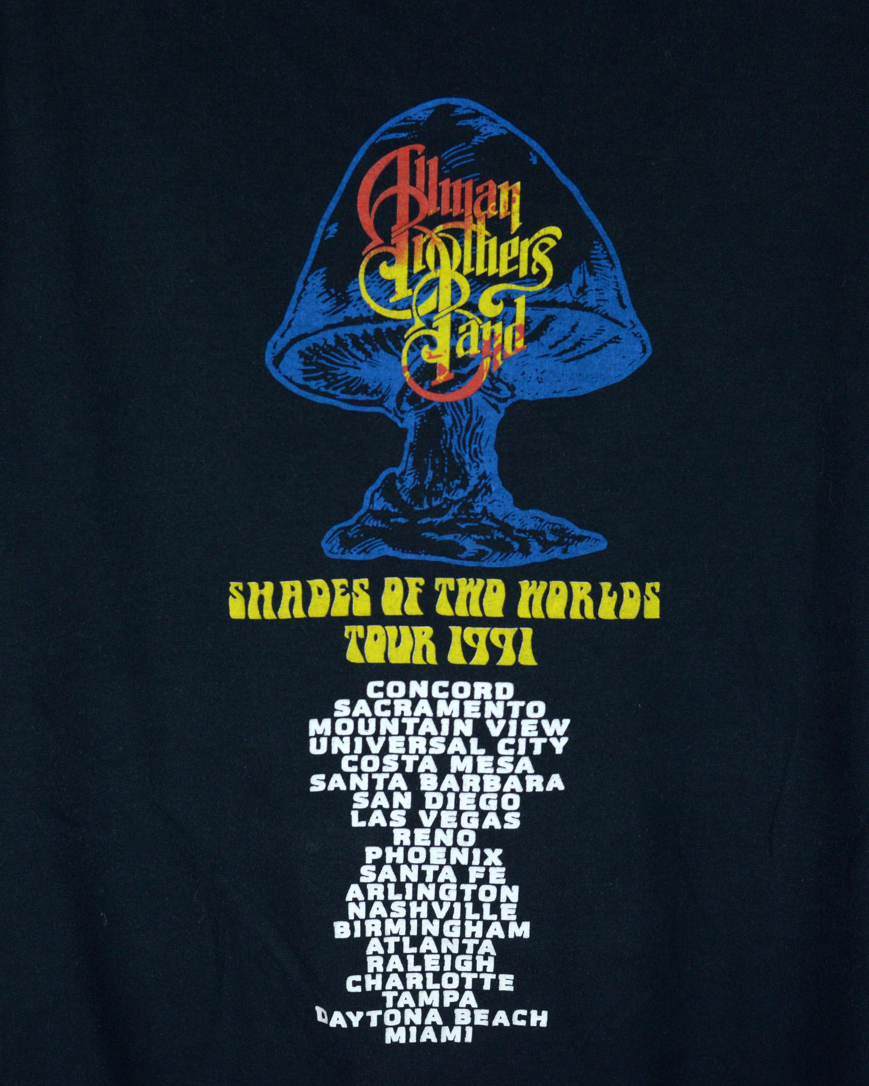 Vintage Vintage The Allman Brothers Band Shades of Two 1991 t shirt Size US XL / EU 56 / 4 - 7 Thumbnail