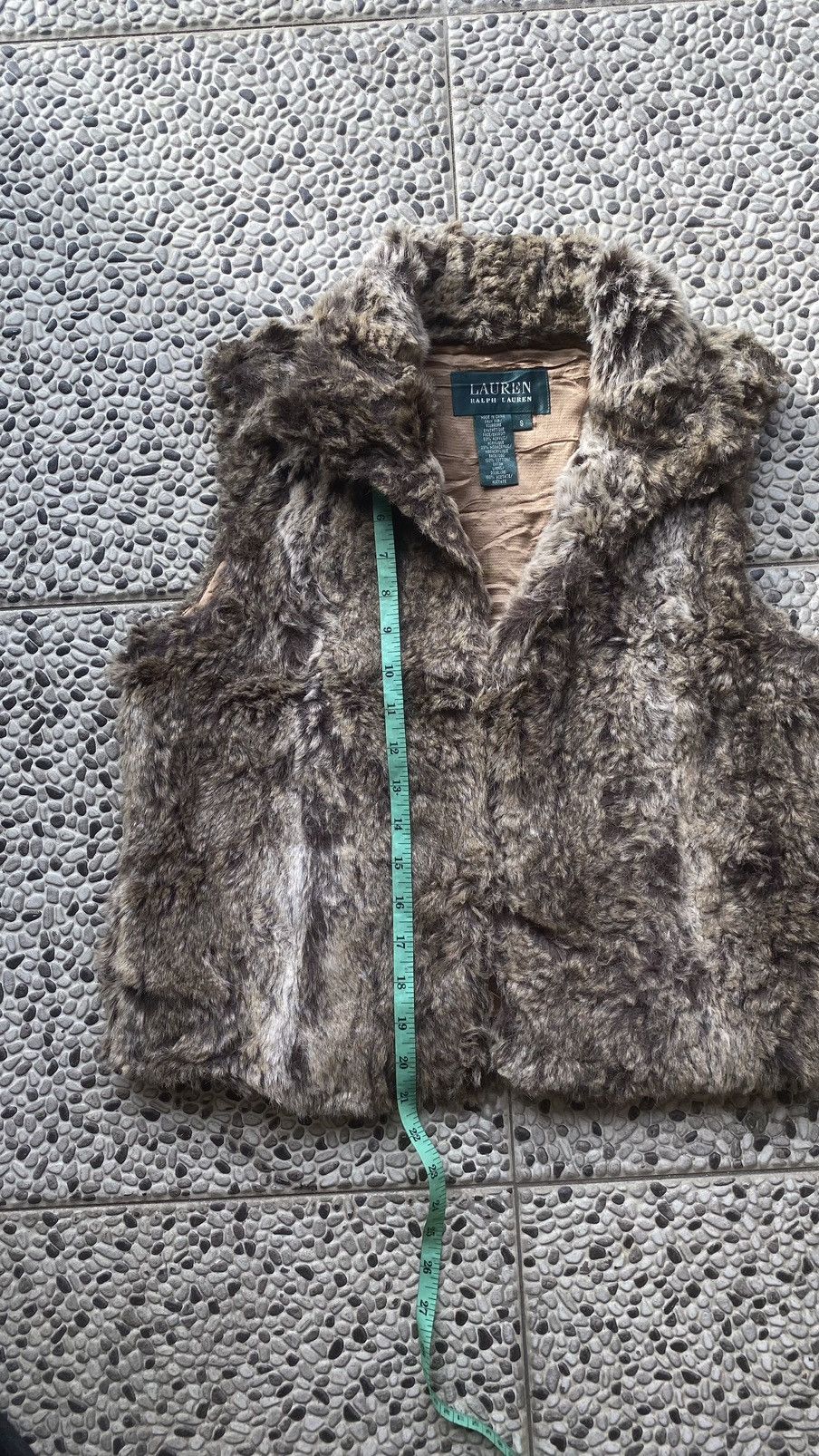 If Six Was Nine × Lauren Ralph Lauren × Ralph Lauren Y2K Lauren Ralph Lauren Croped Faux Fur Vest Size S / US 4 / IT 40 - 6 Thumbnail