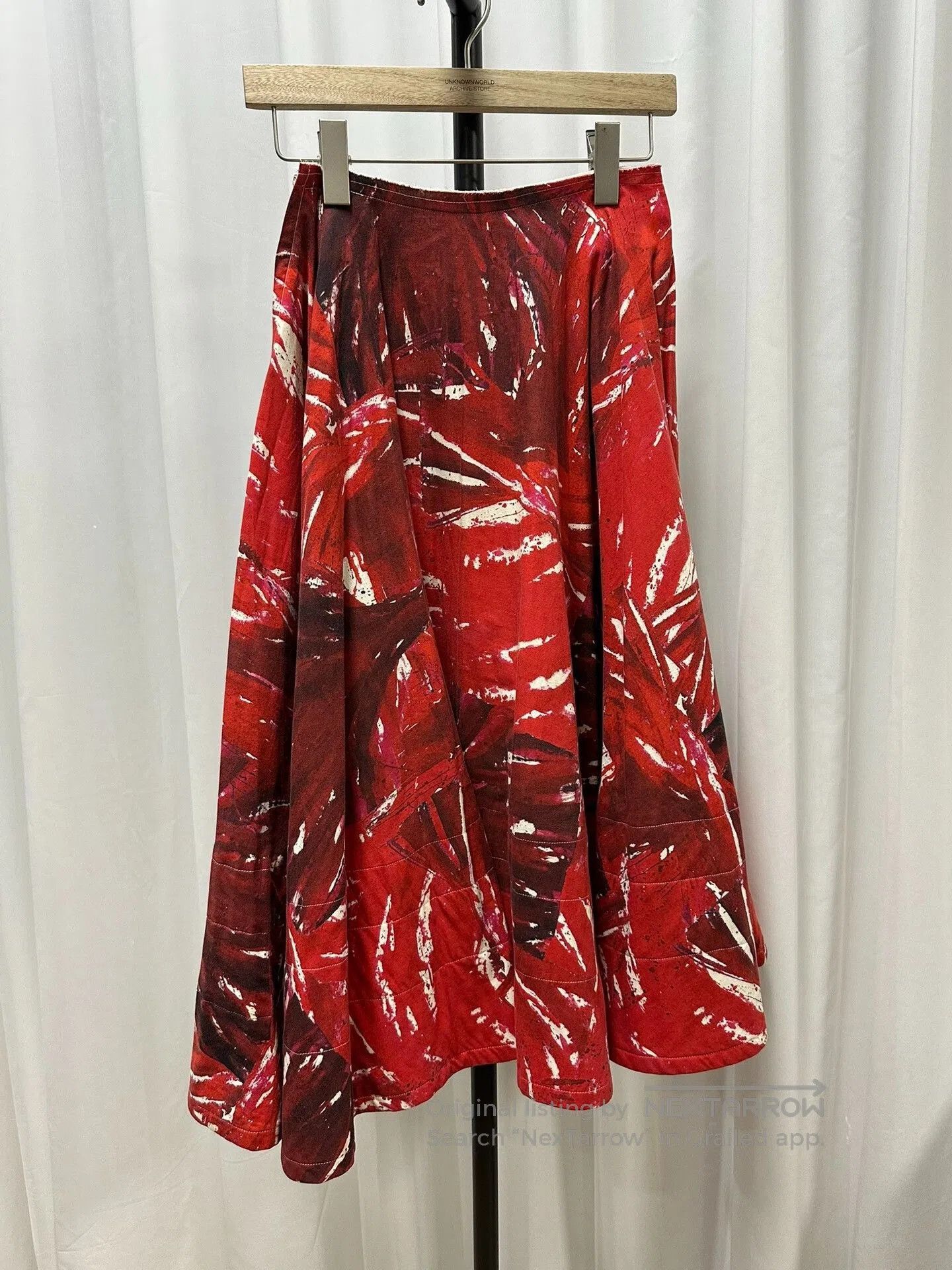 Comme des Garcons Red Skirt.