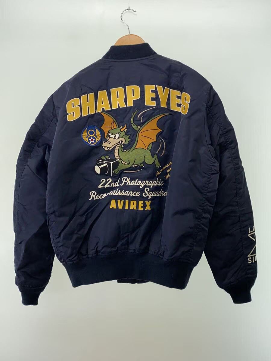 Avirex Avirex Nylon Flight Jacket Navy Size US L / EU 52-54 / 3 - 2 Thumbnail