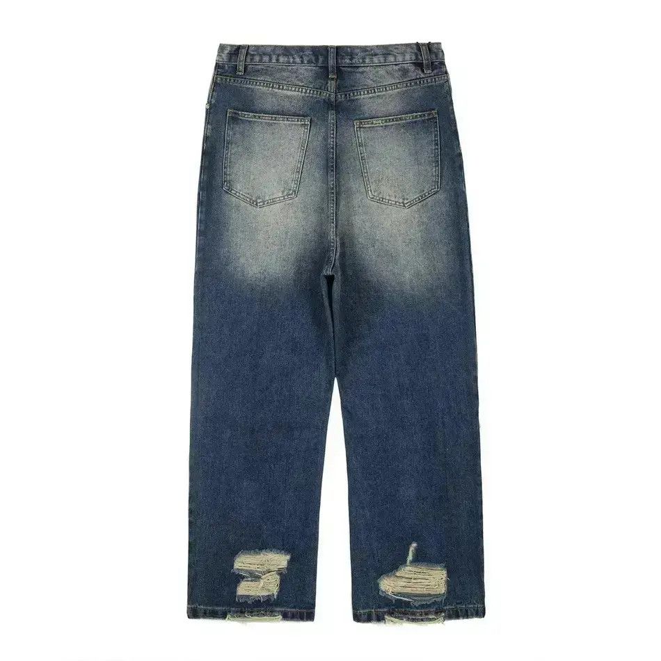 Japanese Brand Oversized jeans baggy cargo pants hip-hop style wide leg Y2K Size US 32 / EU 48 - 3 Thumbnail